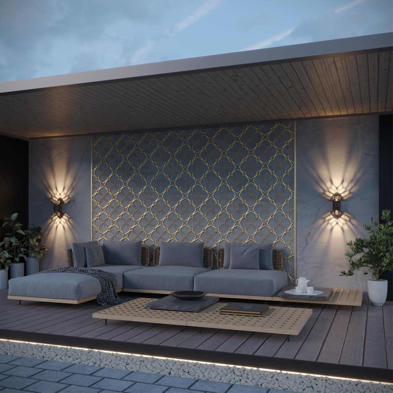 картинка 359537 Novotech Светильник ландшафтный настенный NETZ от магазина pro-decor.kz