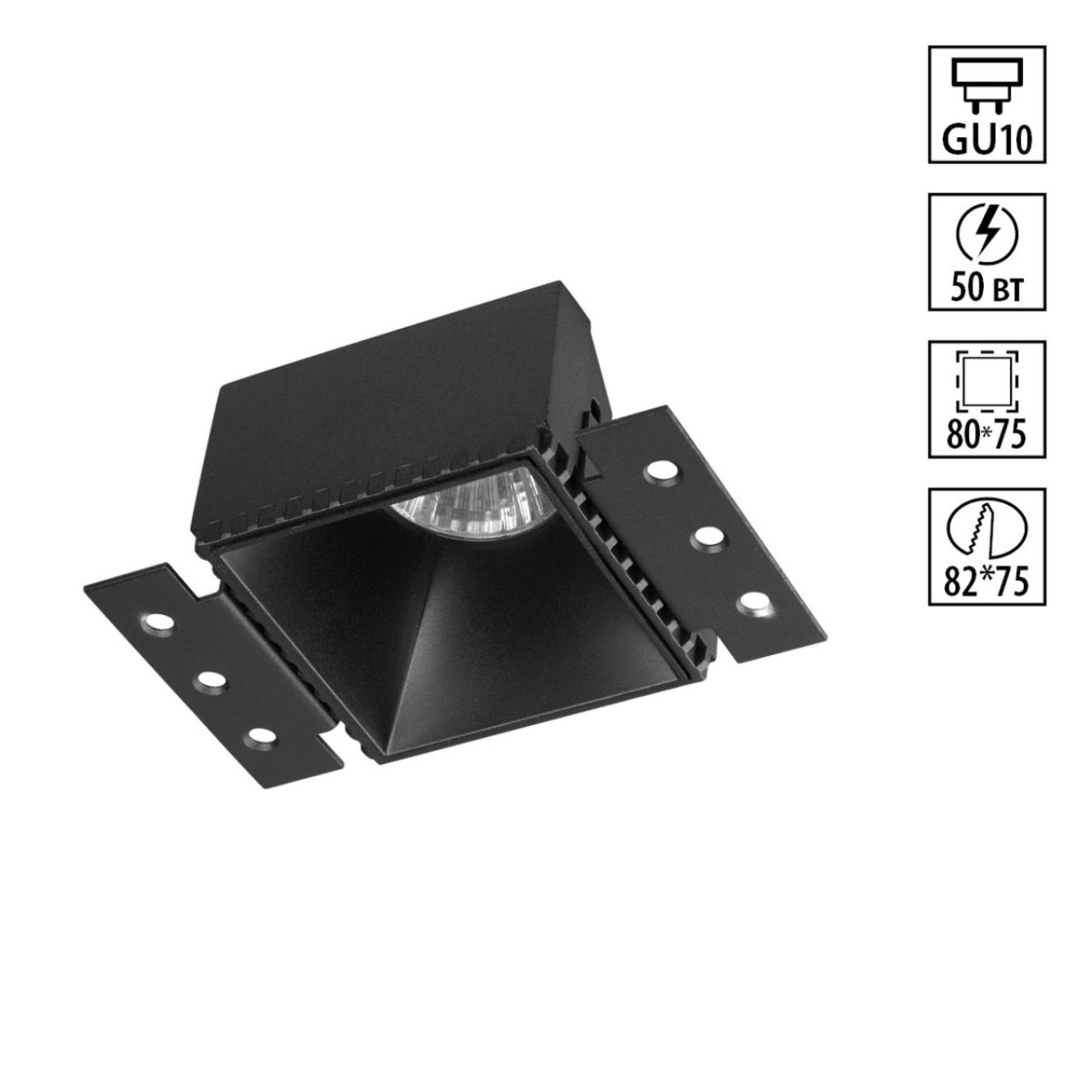 картинка 370998 Novotech Светильник встраиваемый для ГКЛ потолка NIMBUS от магазина pro-decor.kz