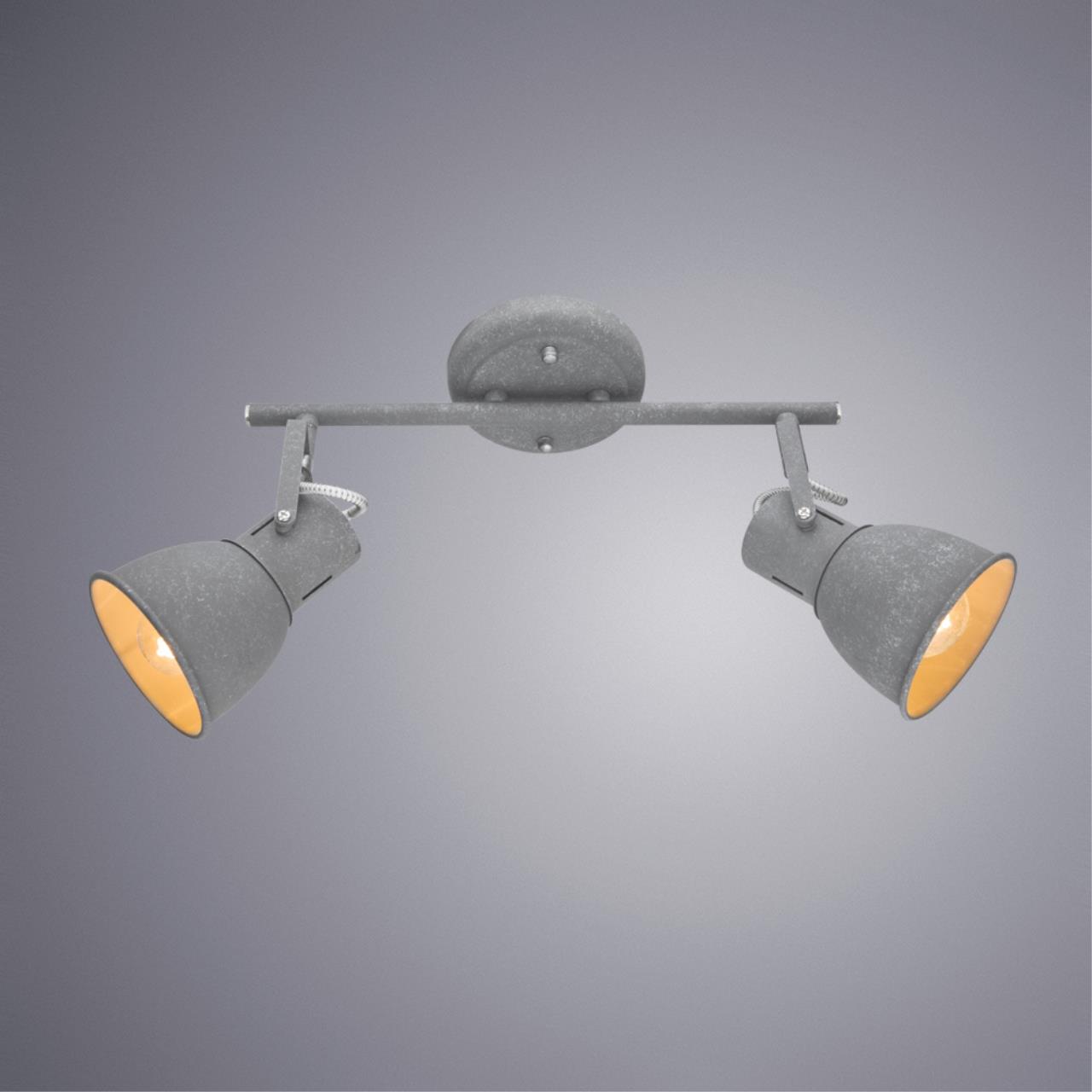 картинка Спот Arte Lamp A1677PL-2GY магазин pro-decor.kz являющийся официальным дистрибьютором в Казахстане картинка Спот Arte Lamp A1677PL-2GY от магазина pro-decor.kz