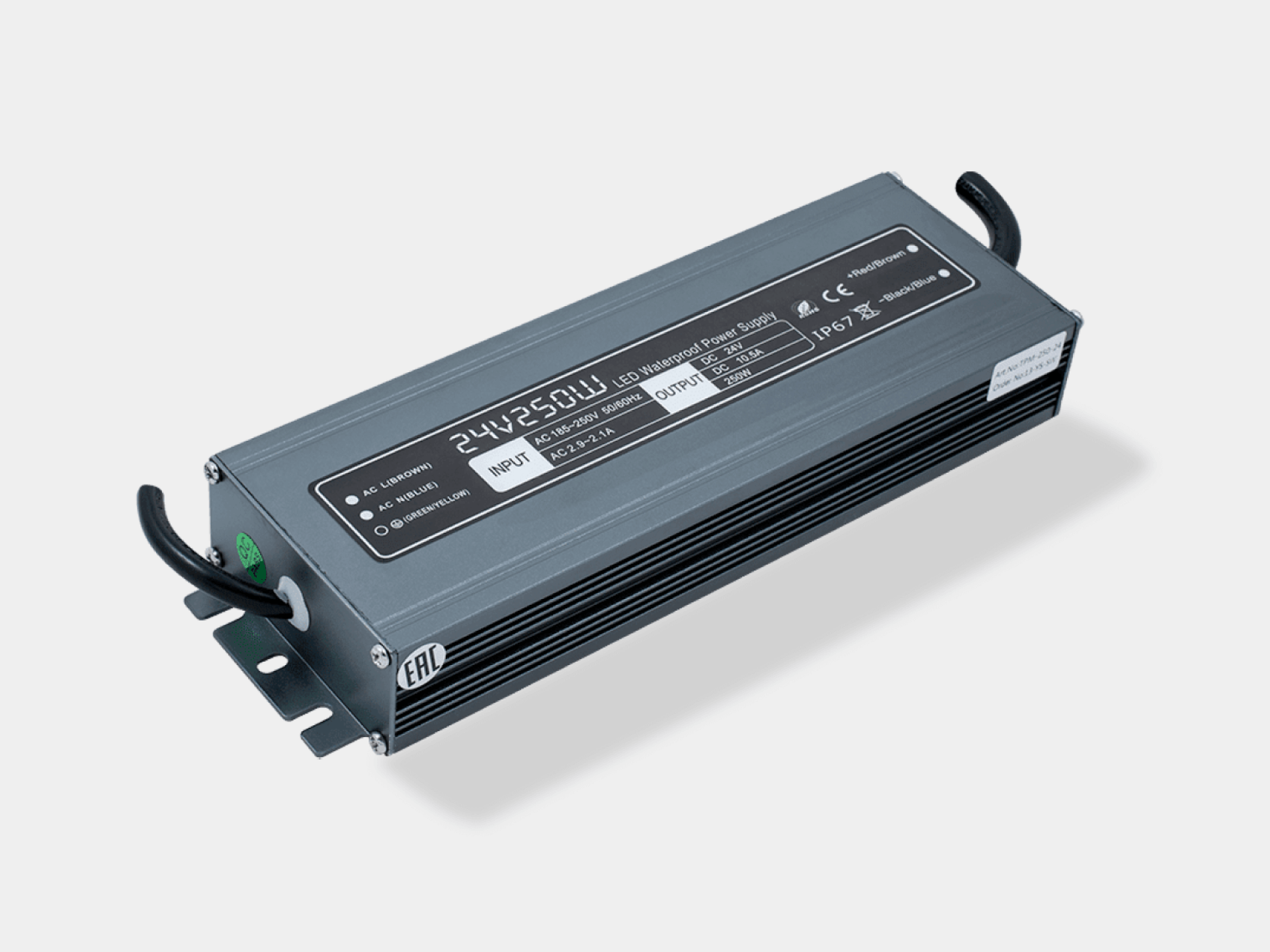 картинка MINI Al Блок питания TPW, 250 W Влагозащитный, 24 V магазин pro-decor.kz являющийся официальным дистрибьютором в Казахстане картинка MINI Al Блок питания TPW, 250 W Влагозащитный, 24 V от магазина pro-decor.kz