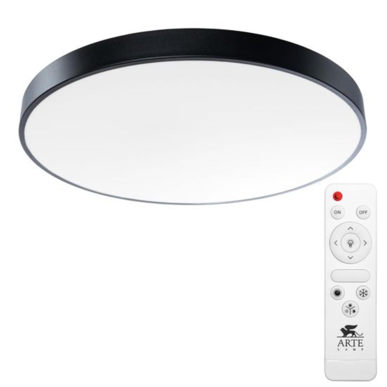картинка Потолочный светодиодный светильник Arte Lamp Arena A2673PL-1BK от магазина pro-decor.kz