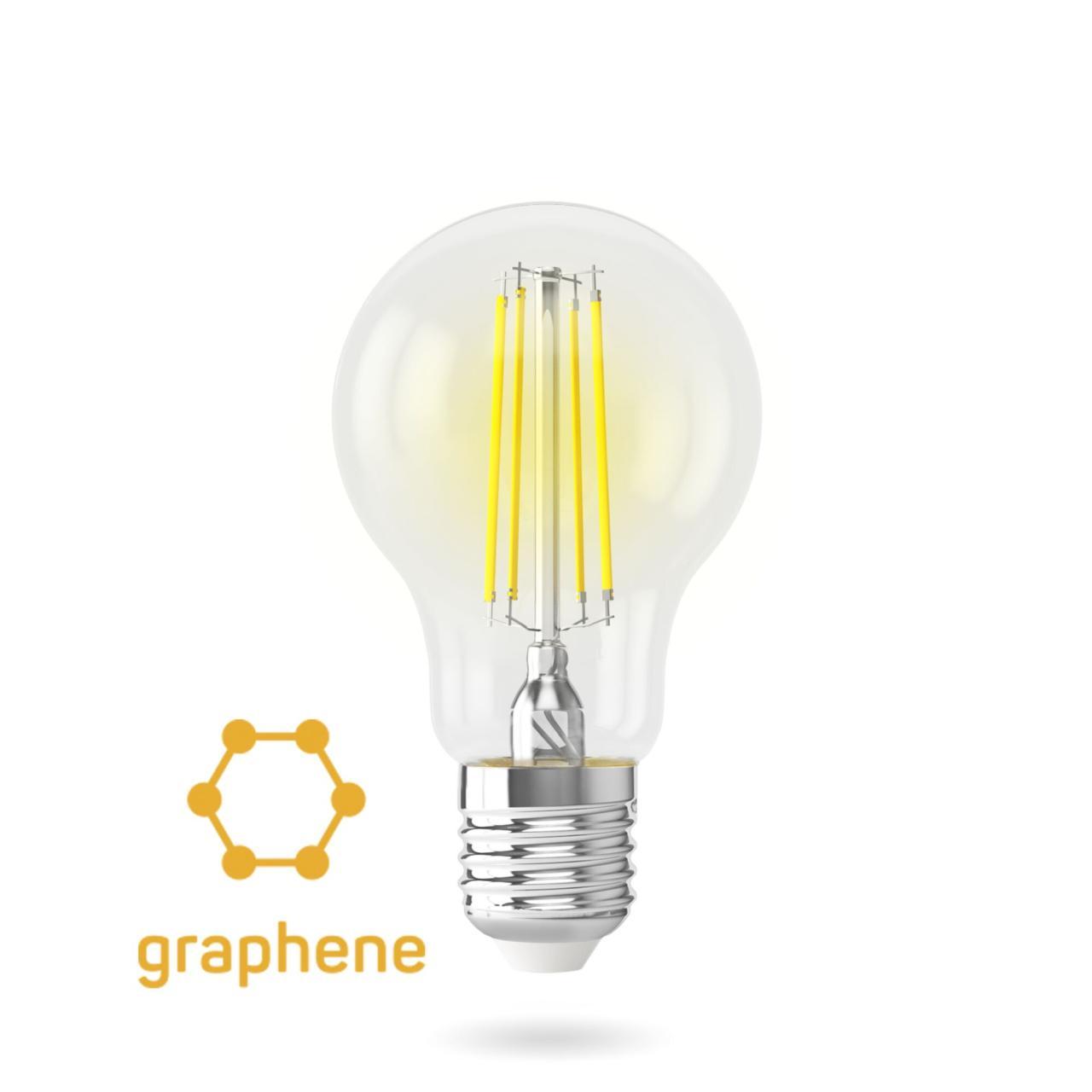 картинка Лампа светодиодная филаментная Voltega E27 10W 4000К прозрачная VG10-А1E27cold10W-F 7101 от магазина pro-decor.kz