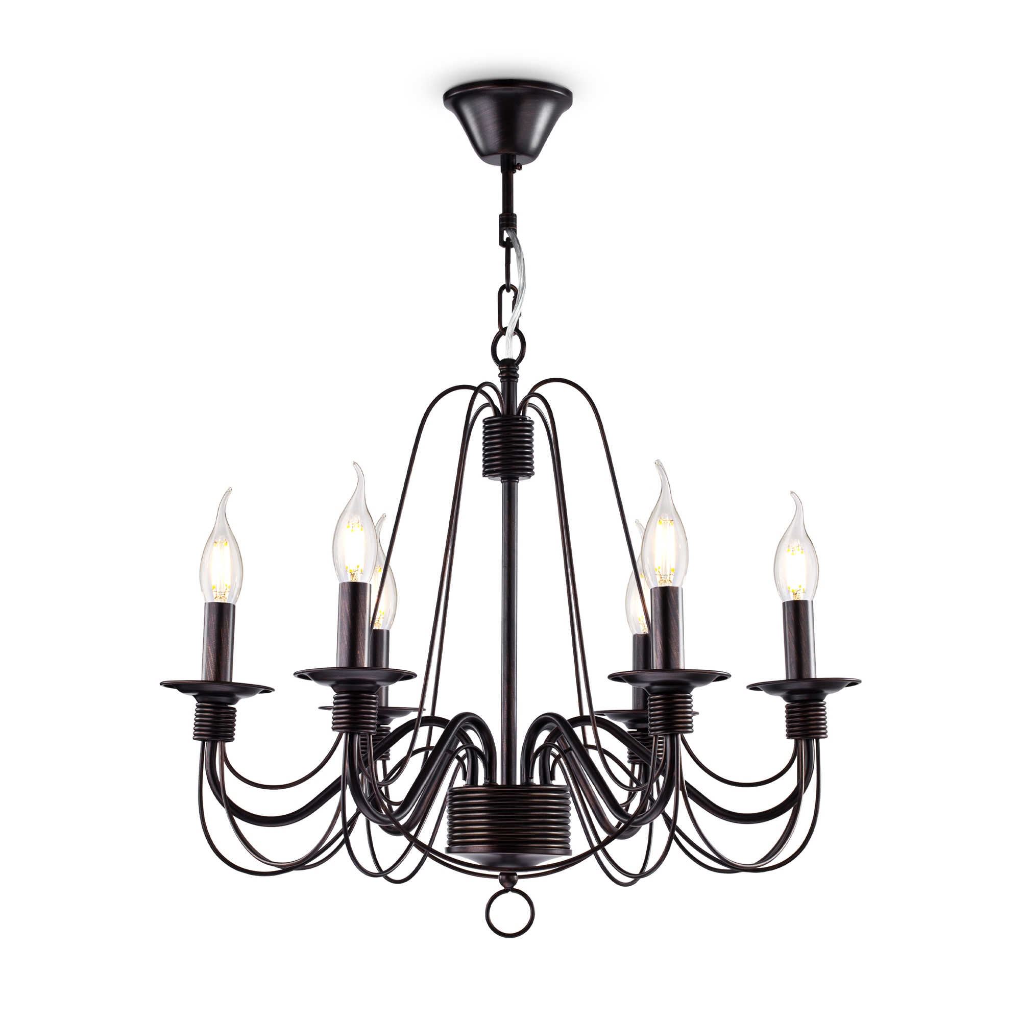 картинка Подвесная люстра Freya Velia FR2046-PL-06-BR от магазина pro-decor.kz