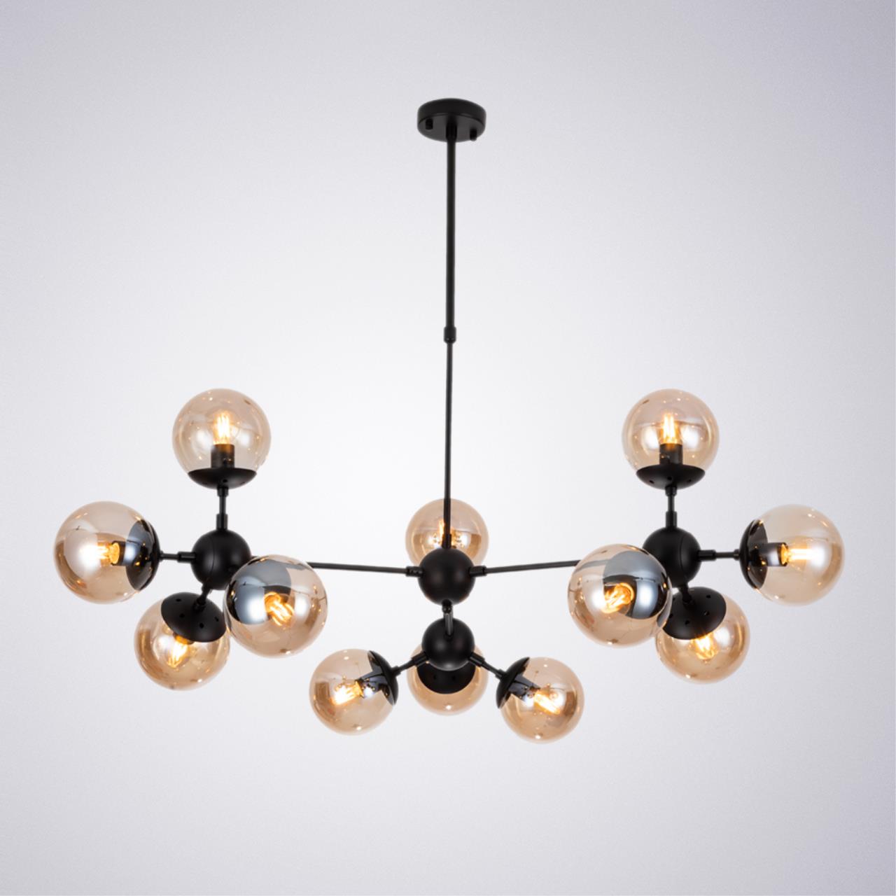 картинка Подвесная люстра Arte Lamp BOLLA A1664SP-12BK от магазина pro-decor.kz