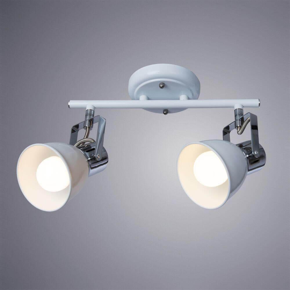 картинка Спот Arte Lamp A1677PL-2WH магазин pro-decor.kz являющийся официальным дистрибьютором в Казахстане картинка Спот Arte Lamp A1677PL-2WH от магазина pro-decor.kz