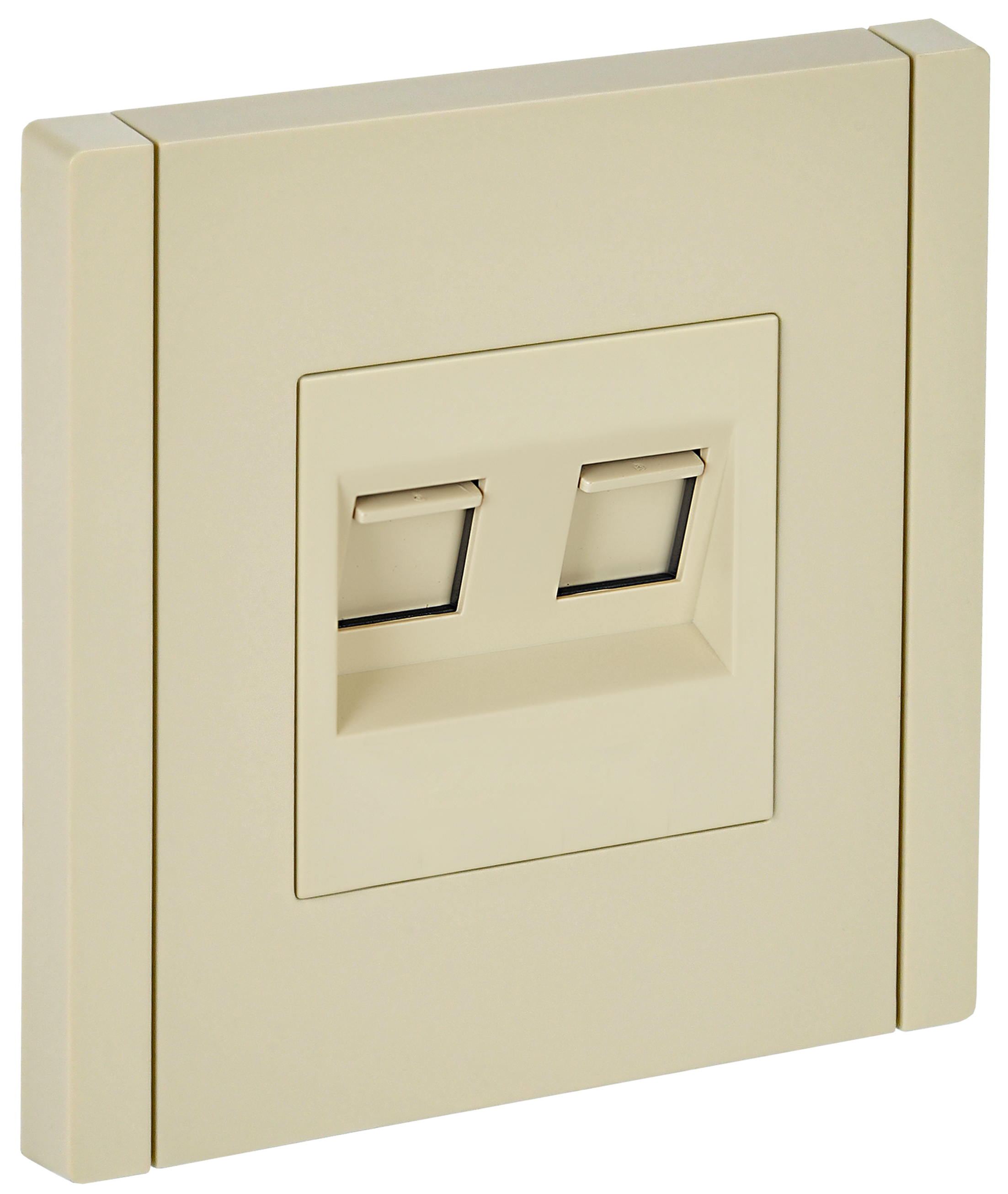 картинка FORTE&PIANO Роз. комп. 2-ая RJ45 кат.5E FP433 ван. IEK от магазина pro-decor.kz