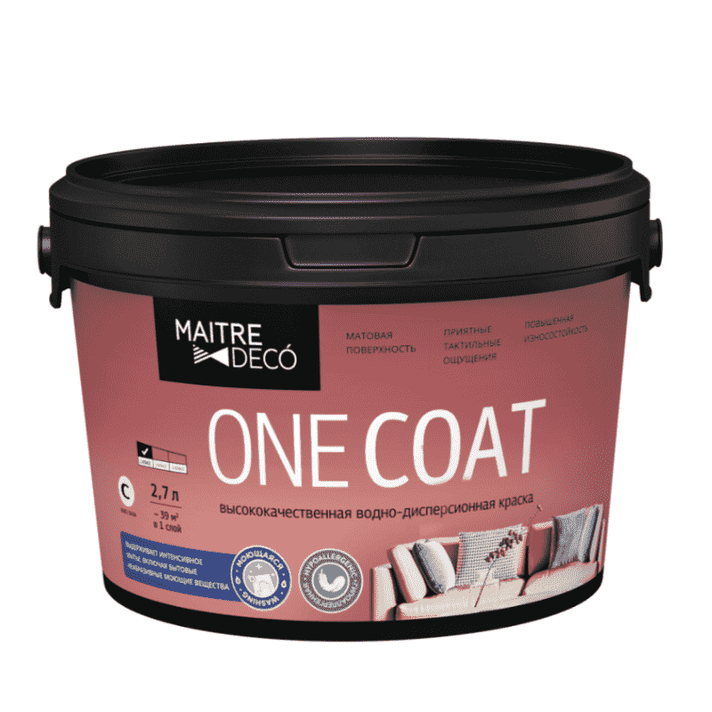 Купить Краска ONE COAT база С, 2,7 л Краска ONE COAT база С, 2,7 л