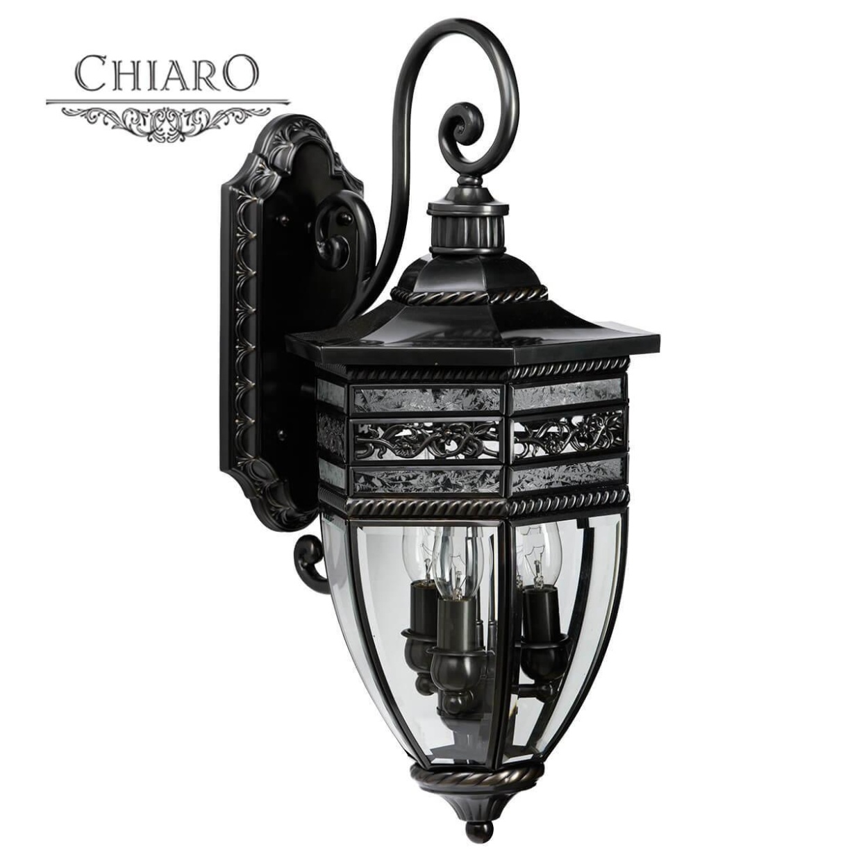 картинка Уличный настенный светильник Chiaro Корсо 2 801020603 от магазина pro-decor.kz