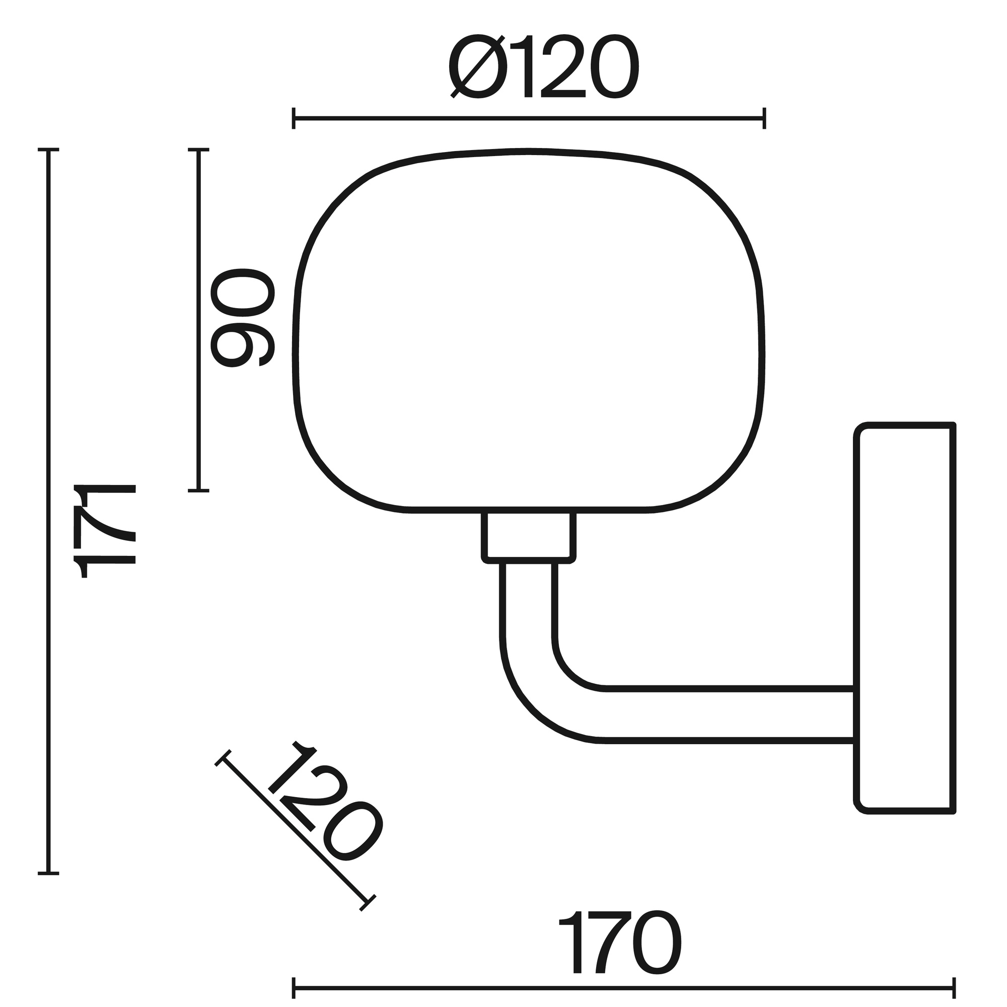 картинка Настенный светильник (бра) Freya FR5435WL-01B от магазина pro-decor.kz