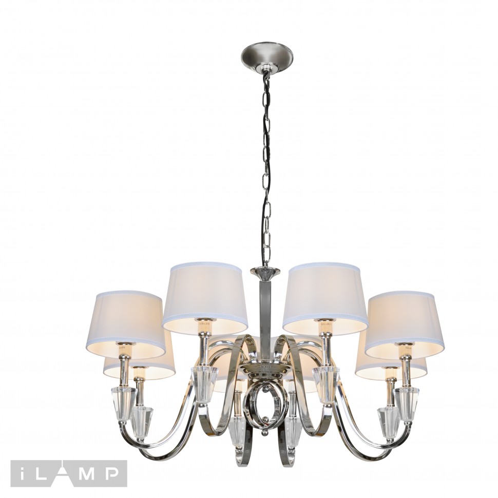 картинка Подвесная люстра iLamp Opera 82177/8 CR от магазина pro-decor.kz