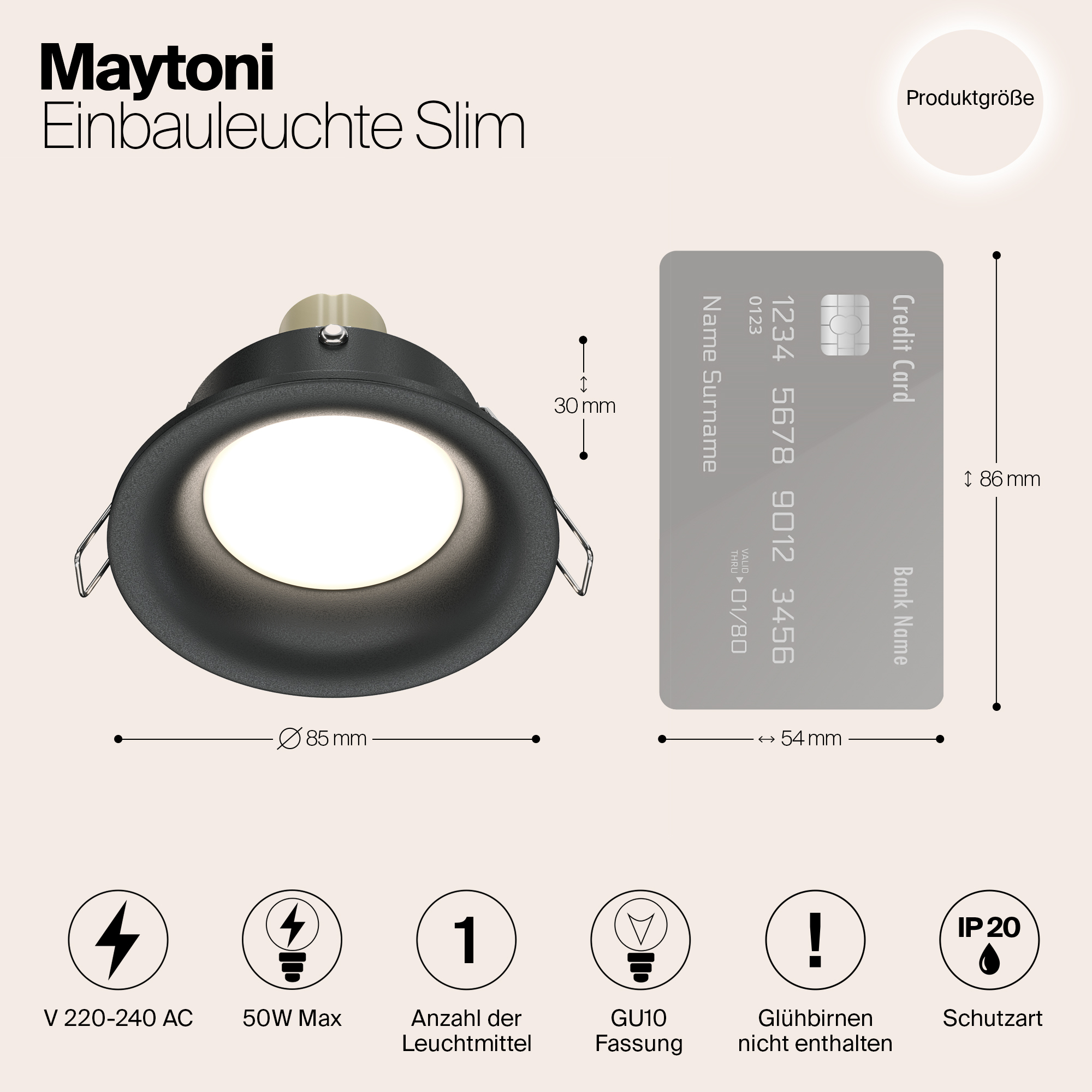 картинка Встраиваемый светильник Maytoni Slim DL027-2-01B магазин pro-decor.kz являющийся официальным дистрибьютором в Казахстане картинка Встраиваемый светильник Maytoni Slim DL027-2-01B от магазина pro-decor.kz