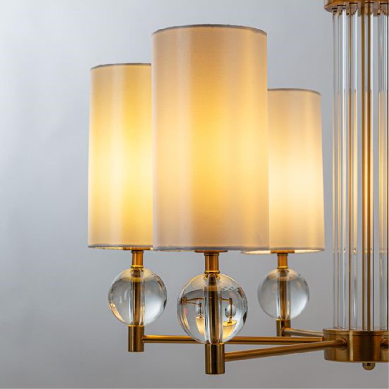 картинка Подвесная люстра Arte Lamp MATAR A4027LM-6PB от магазина pro-decor.kz