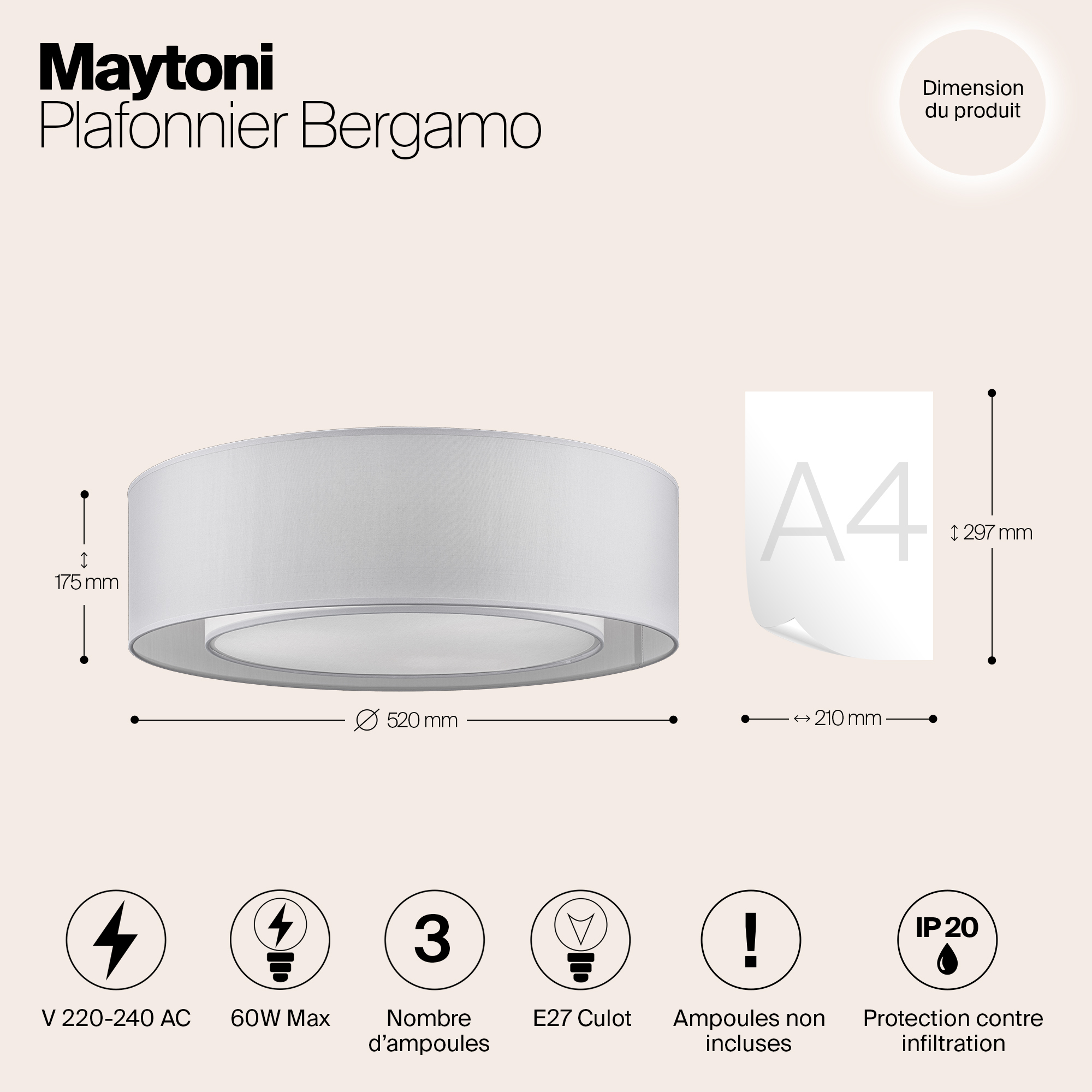 картинка Потолочный светильник Maytoni Bergamo MOD617CL-04GR магазин pro-decor.kz являющийся официальным дистрибьютором в Казахстане картинка Потолочный светильник Maytoni Bergamo MOD617CL-04GR от магазина pro-decor.kz