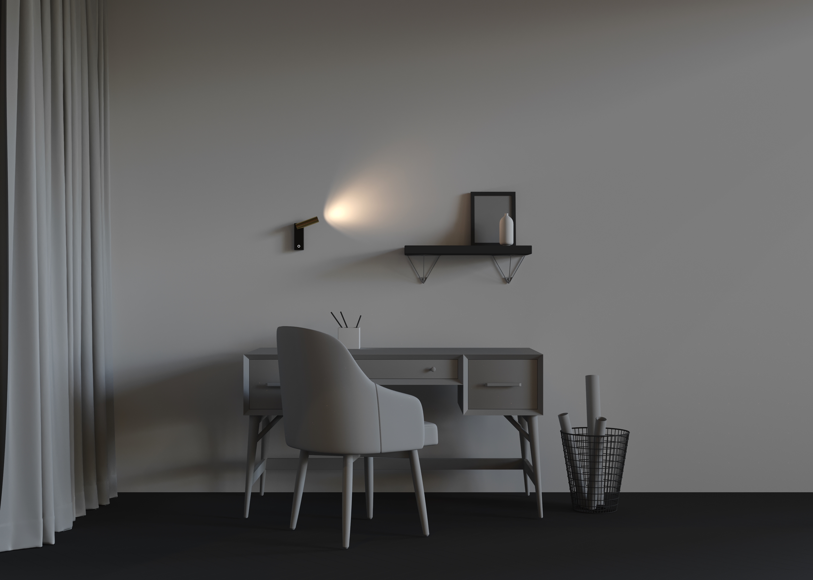 картинка Настенный светильник (бра) Technical C078WL-L3BBS3K от магазина pro-decor.kz