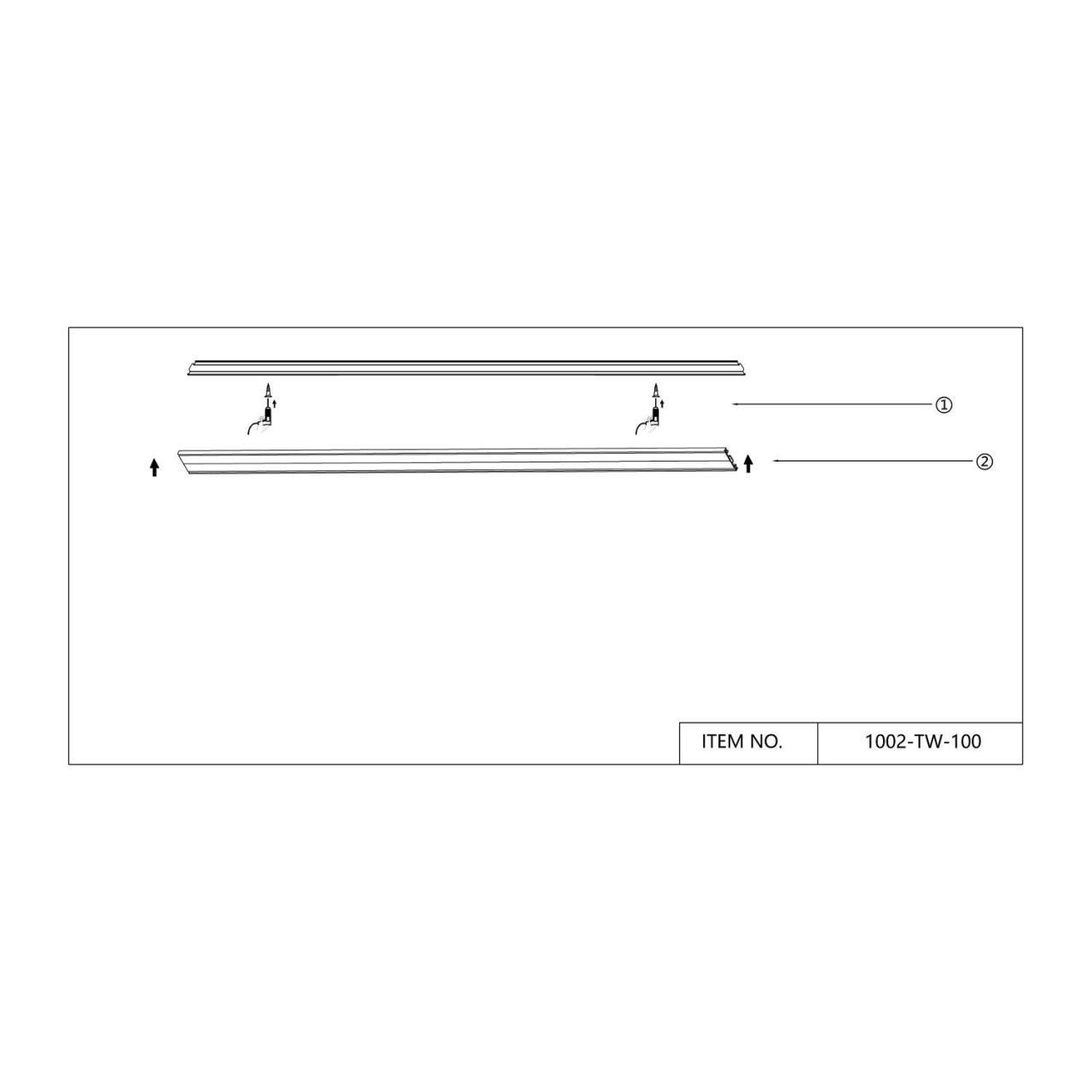 картинка Шинопровод Unika 1002-TW-100 от магазина pro-decor.kz