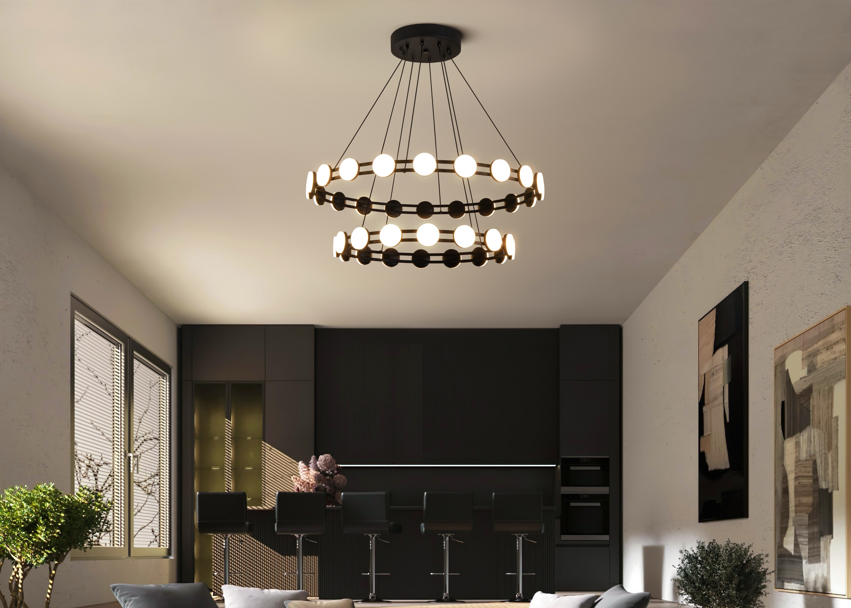 картинка Подвесной светильник Freya FR6180PL-L32B магазин pro-decor.kz являющийся официальным дистрибьютором в Казахстане картинка Подвесной светильник Freya FR6180PL-L32B от магазина pro-decor.kz