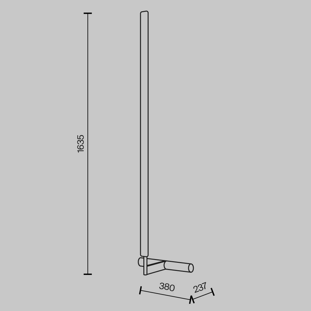 картинка Напольный светильник (торшер) Maytoni MOD214FL-L20W3K1 COMBO от магазина pro-decor.kz