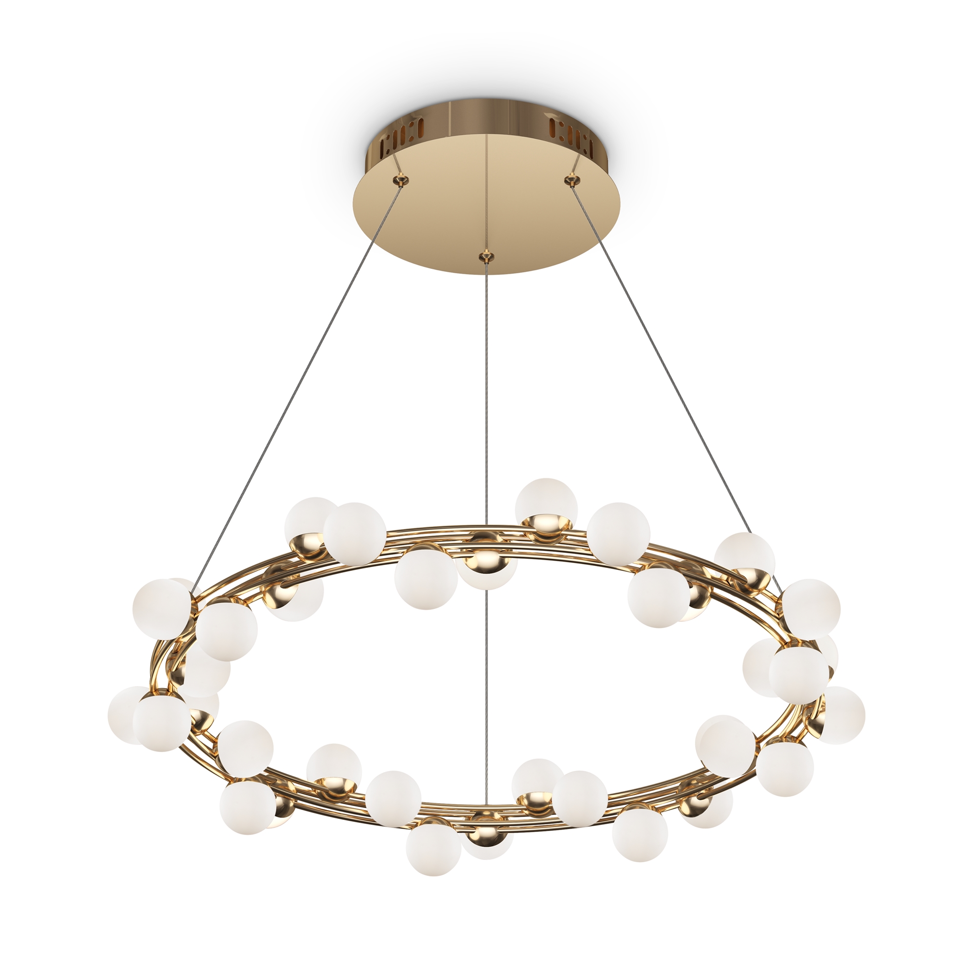 картинка Подвесная светодиодная люстра Maytoni Tessara MOD081PL-L50G3K от магазина pro-decor.kz