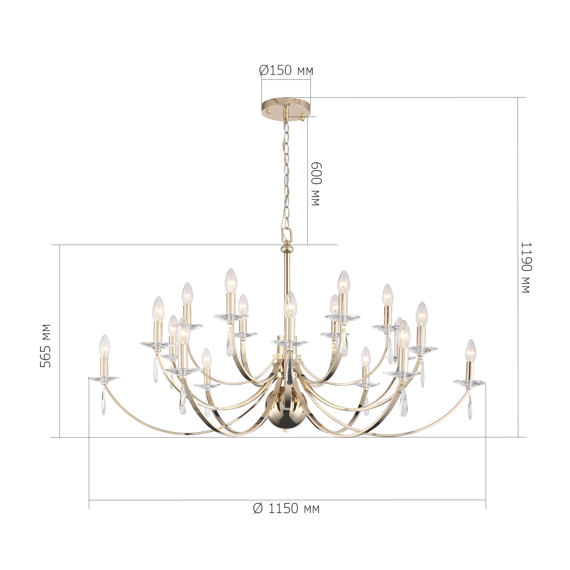 картинка SL1405.203.18 Люстра подвесная ST-Luce ЭЛЕГАНС магазин pro-decor.kz являющийся официальным дистрибьютором в Казахстане картинка SL1405.203.18 Люстра подвесная ST-Luce ЭЛЕГАНС от магазина pro-decor.kz