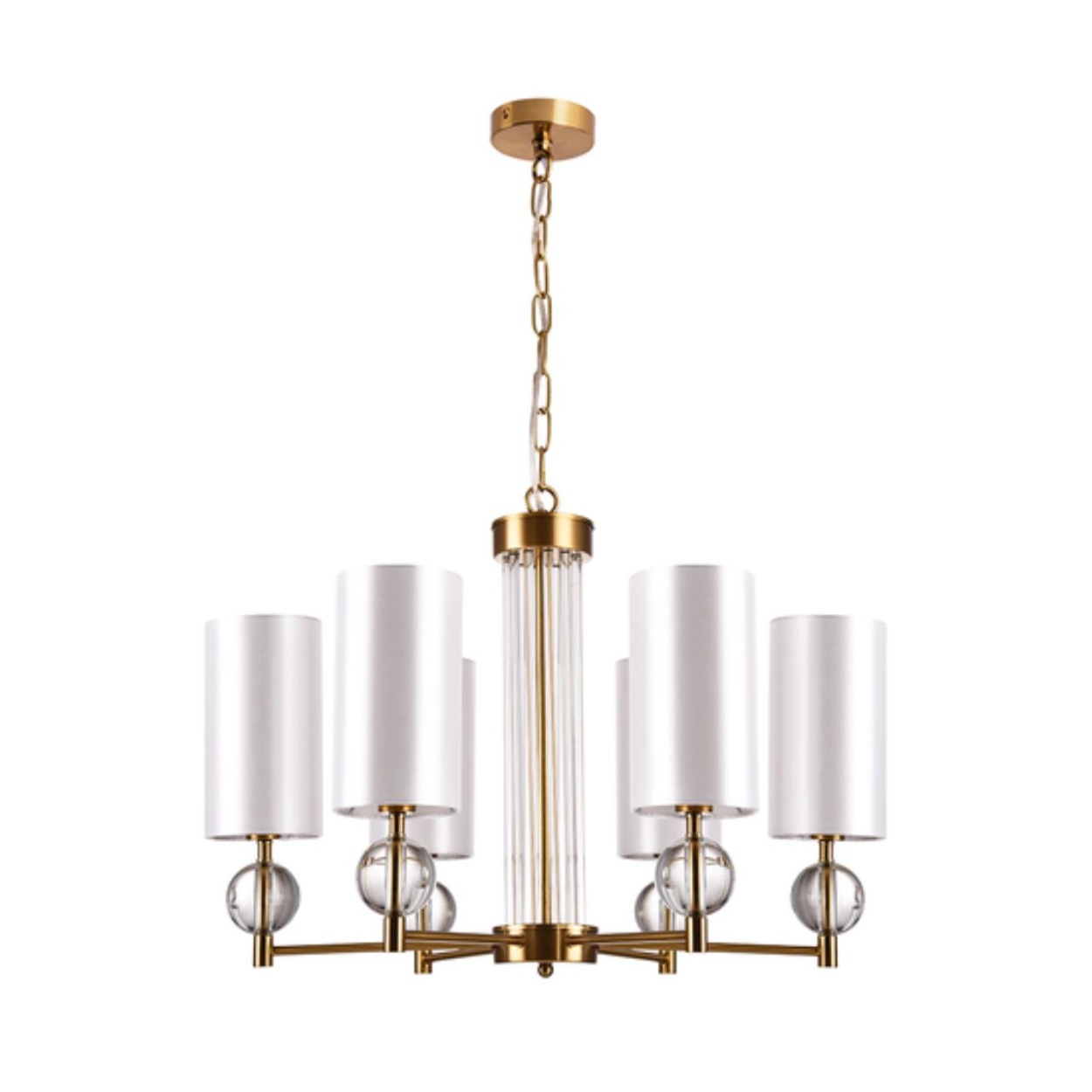 картинка Подвесная люстра Arte Lamp MATAR A4027LM-6PB от магазина pro-decor.kz