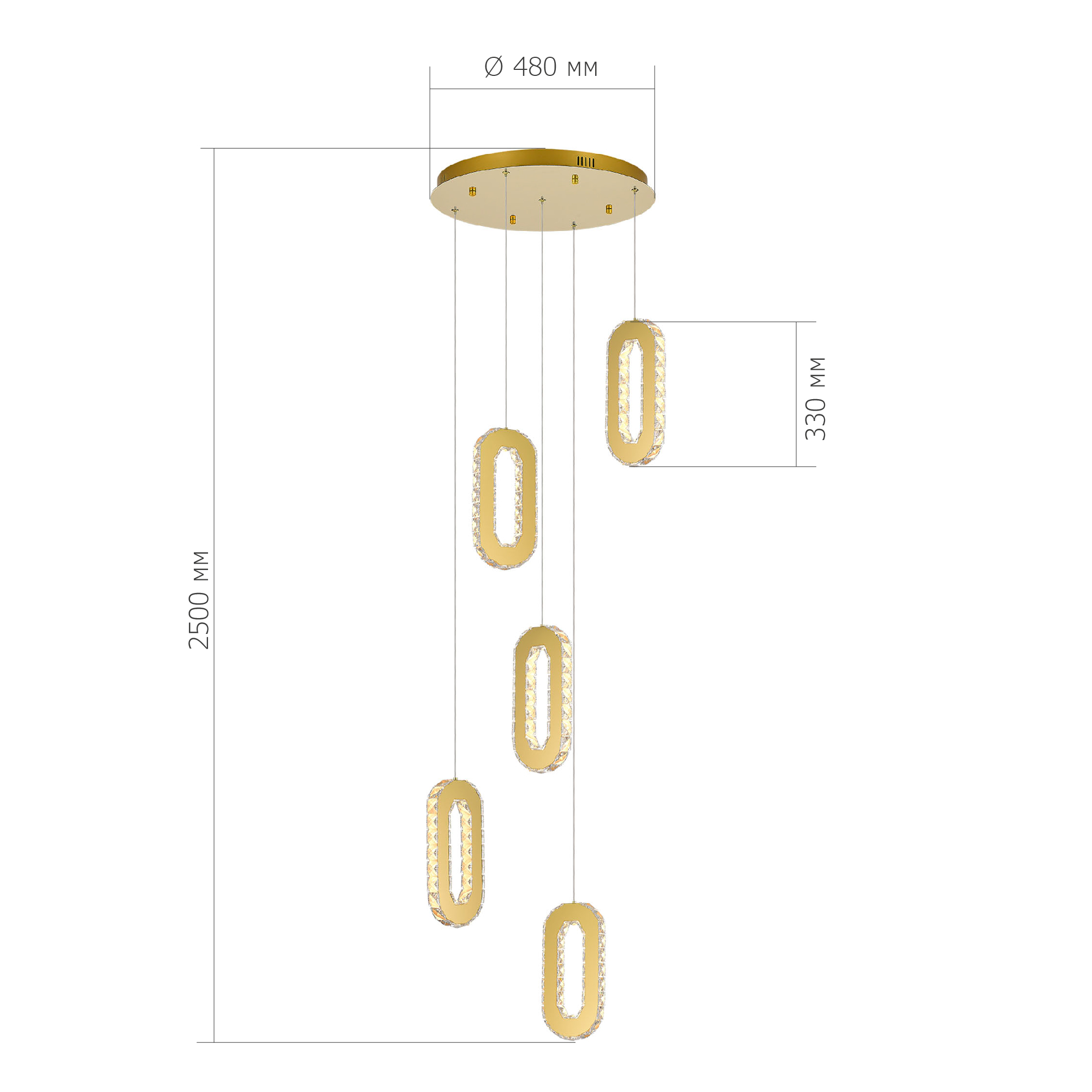 картинка SL6506.203.05 Светильник подвесной ST-Luce магазин pro-decor.kz являющийся официальным дистрибьютором в Казахстане картинка SL6506.203.05 Светильник подвесной ST-Luce от магазина pro-decor.kz