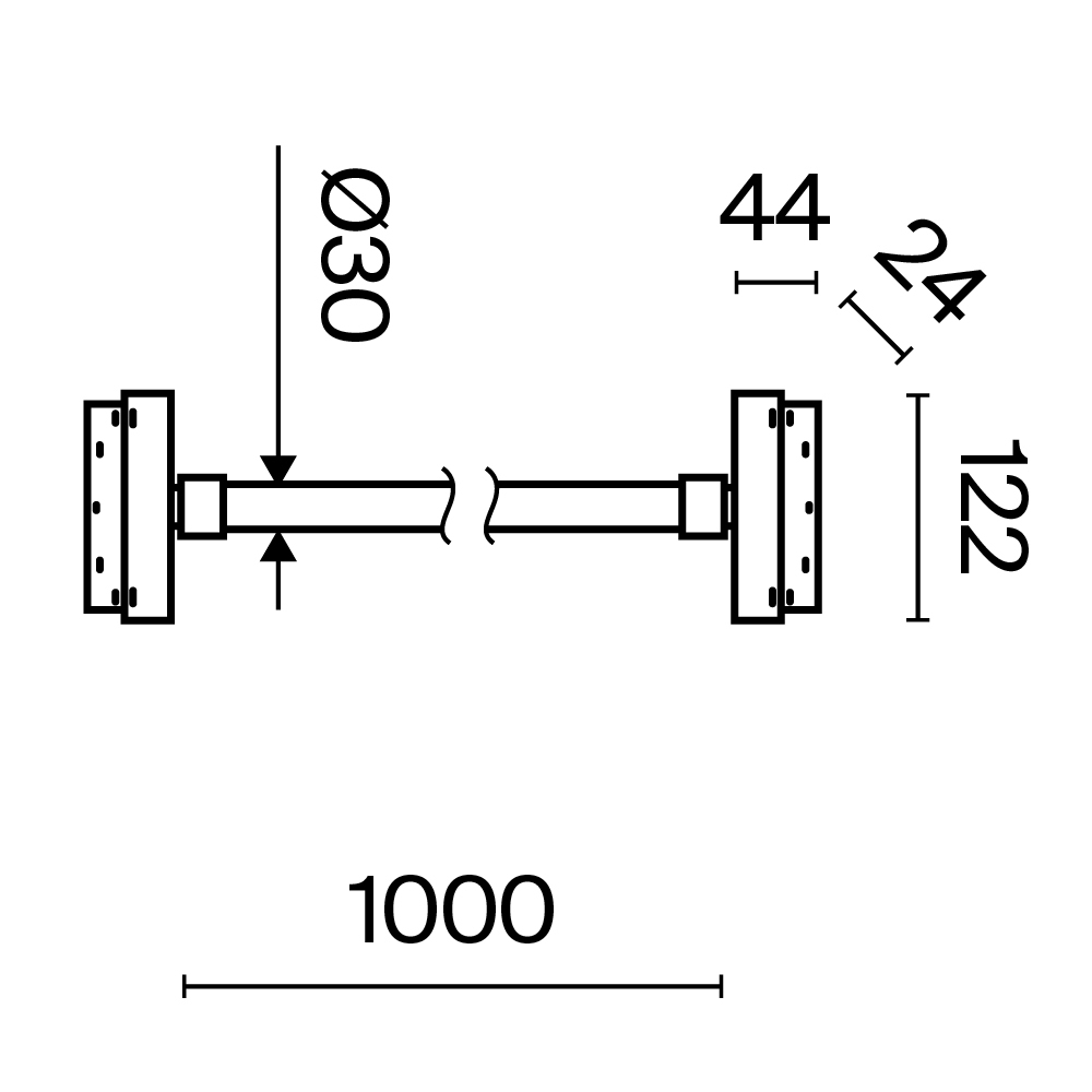 картинка Трековый подвесной светильник Technical TR101-2-20W3K-B от магазина pro-decor.kz