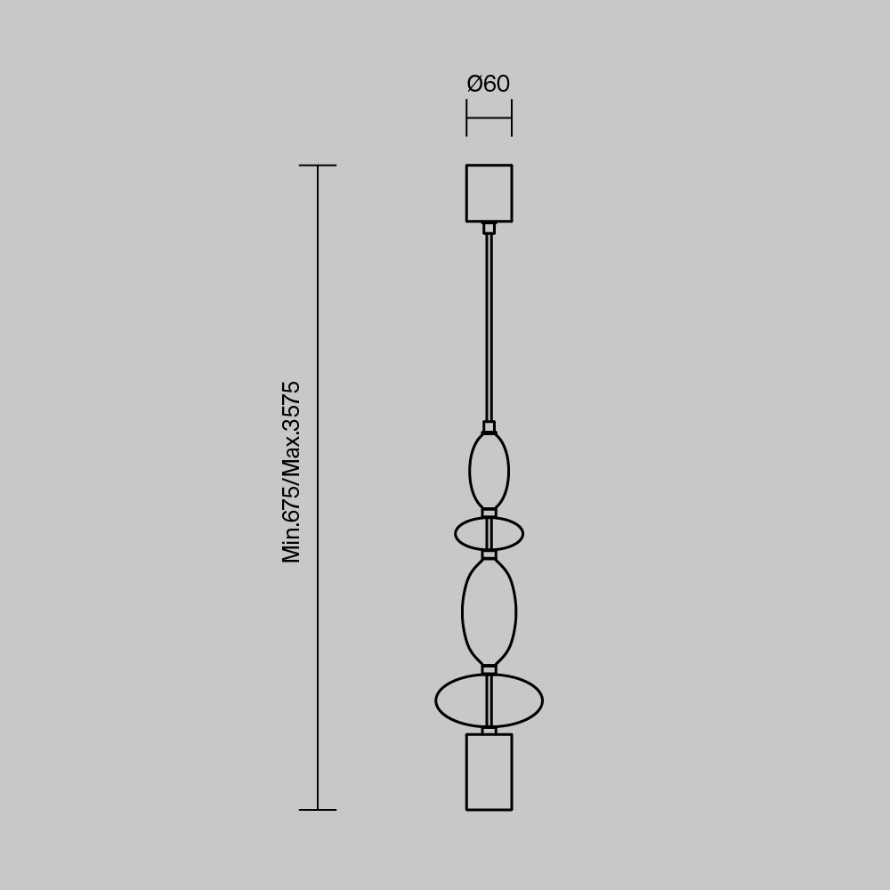 картинка Подвесной светильник Maytoni MOD071PL-L8B3K2 от магазина pro-decor.kz