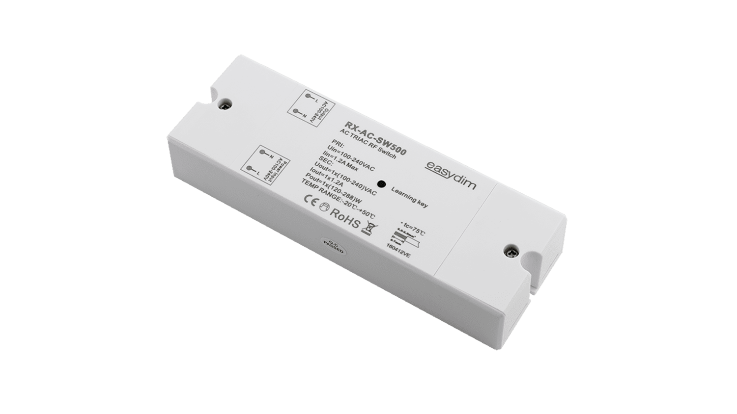 картинка Беспроводной выключательRX-AC-SW500 220В 500Вт магазин pro-decor.kz являющийся официальным дистрибьютором в Казахстане картинка Беспроводной выключательRX-AC-SW500 220В 500Вт от магазина pro-decor.kz