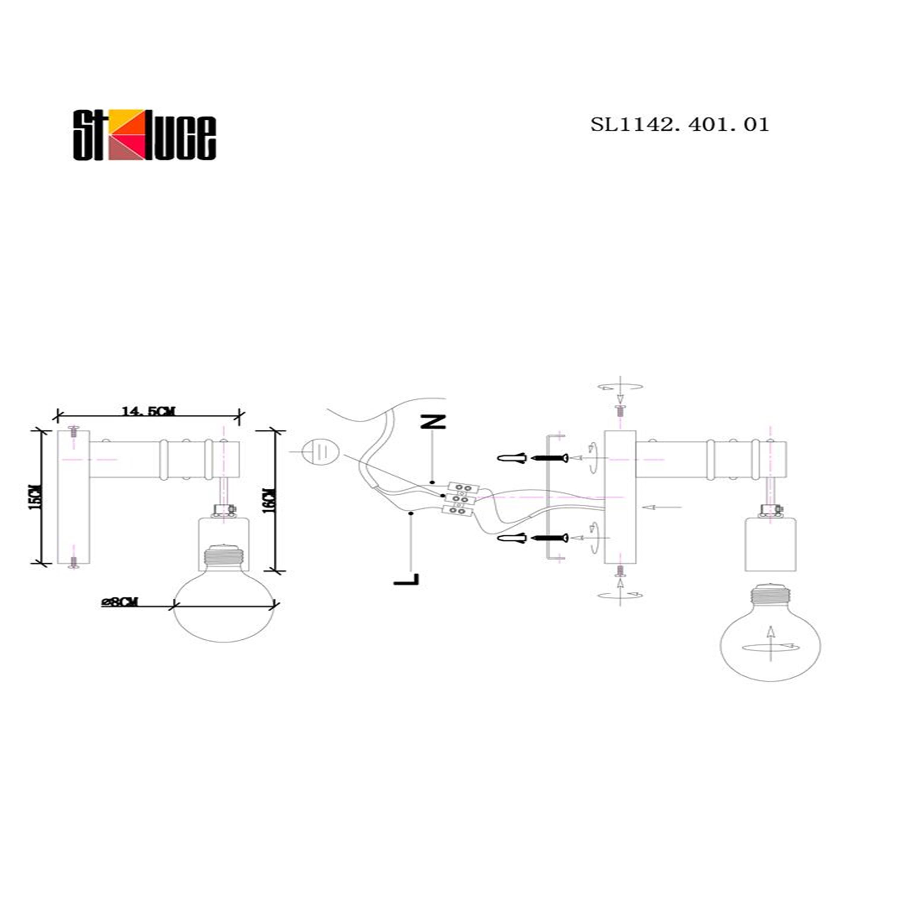картинка Бра Evoluce Bagetti SL1142.401.01 от магазина pro-decor.kz
