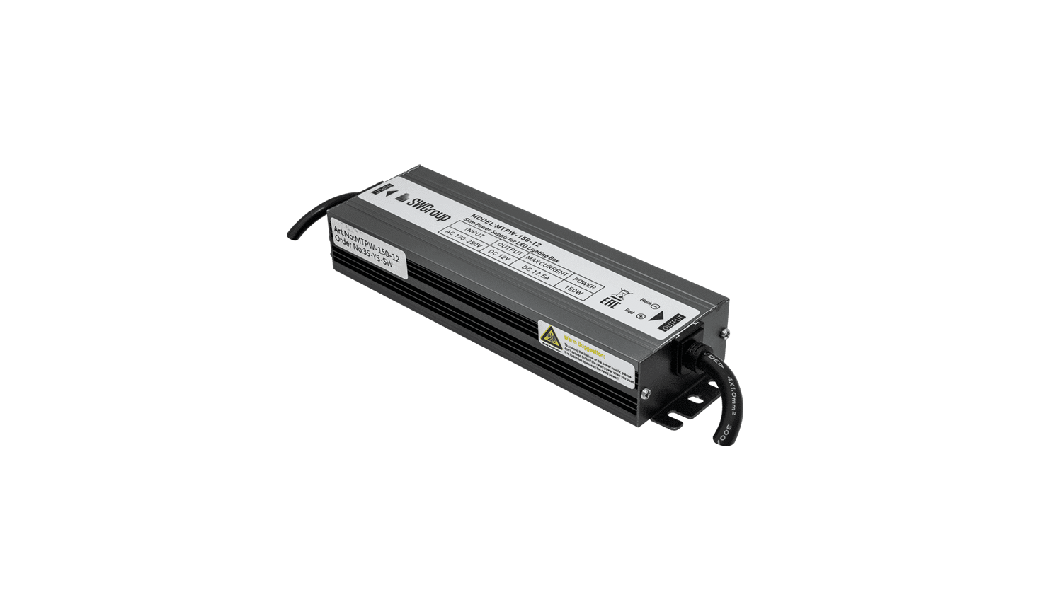 картинка MINI Al Блок питания TPW, 150 W Влагозащитный, 24 V магазин pro-decor.kz являющийся официальным дистрибьютором в Казахстане картинка MINI Al Блок питания TPW, 150 W Влагозащитный, 24 V от магазина pro-decor.kz