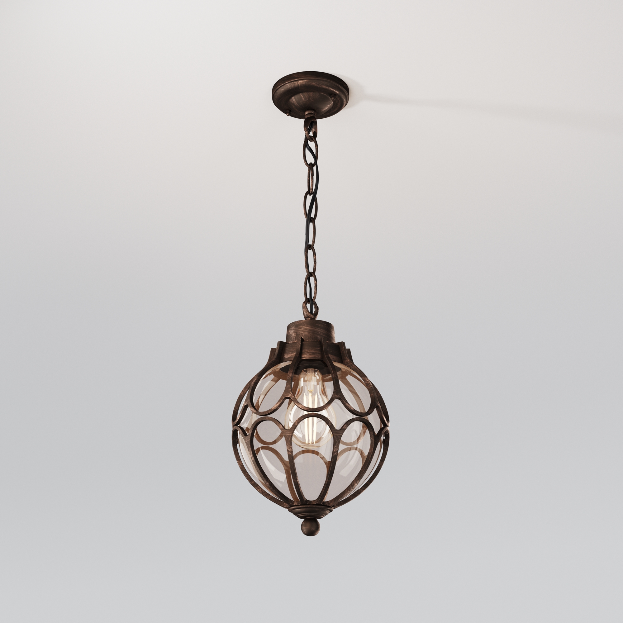 картинка Уличный подвесной светильник Maytoni Via O024PL-01G от магазина pro-decor.kz