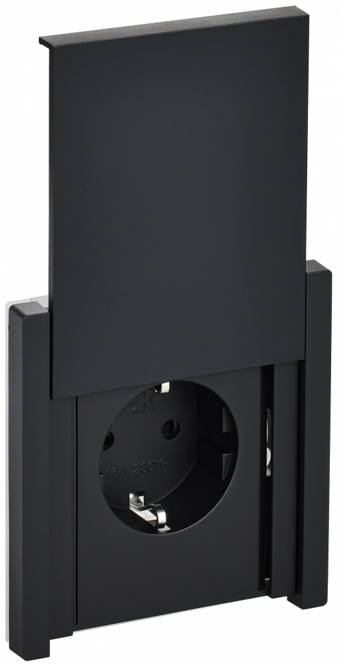 картинка FORTE&PIANO Роз. с з/к/ш с кр. в/к 16А IP44 FP121 чер. IEK магазин pro-decor.kz являющийся официальным дистрибьютором в Казахстане картинка FORTE&PIANO Роз. с з/к/ш с кр. в/к 16А IP44 FP121 чер. IEK от магазина pro-decor.kz