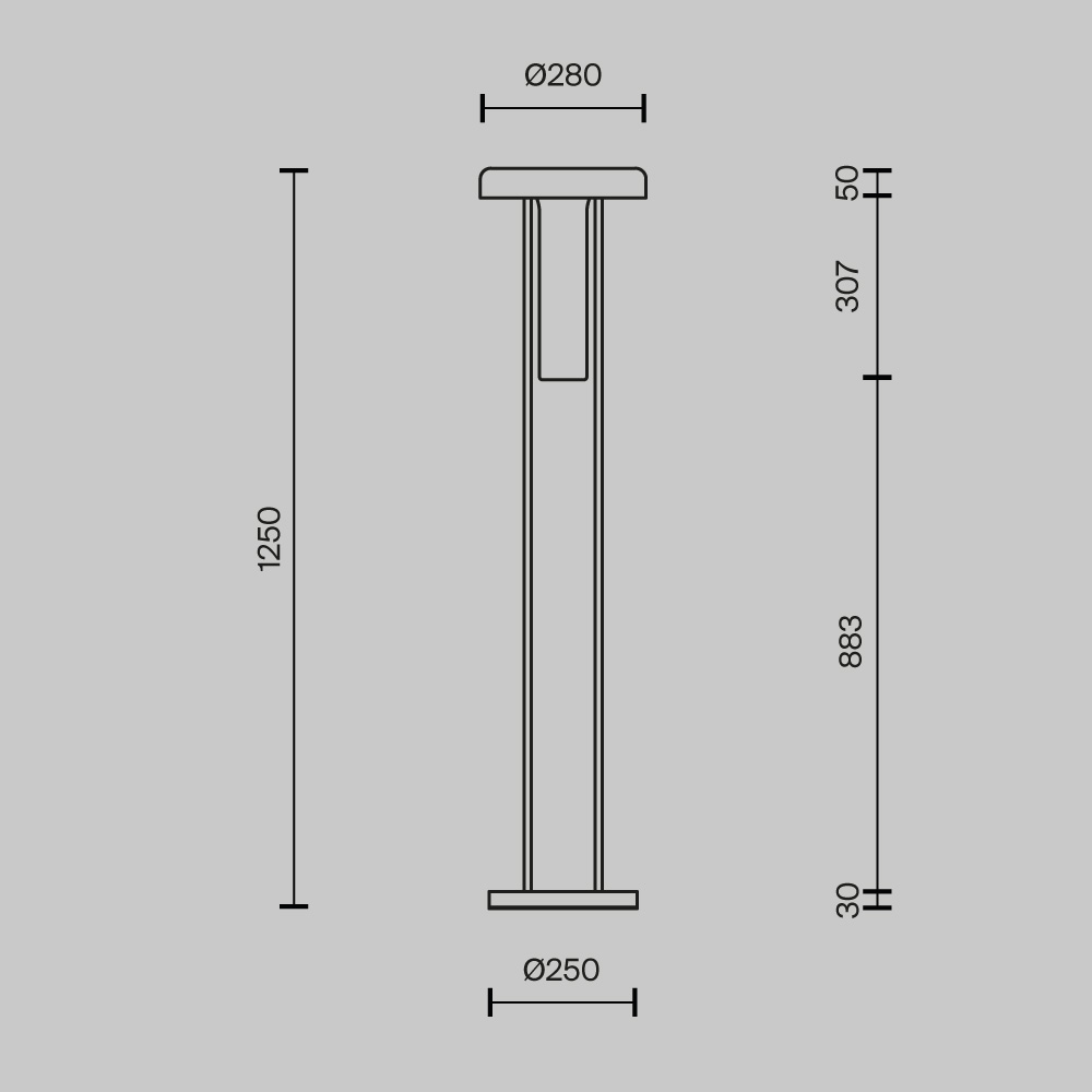 картинка Напольный светильник (торшер) Maytoni MOD463FL-L24B3K Ikebana от магазина pro-decor.kz