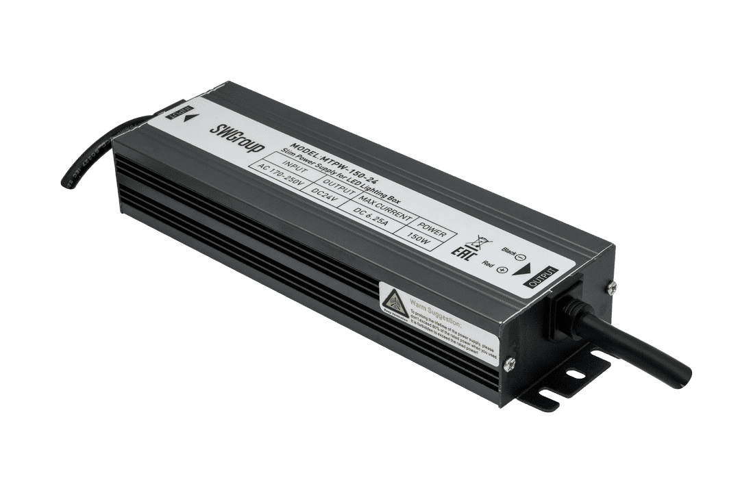 картинка MINI Al Блок питания TPW, 150 W Влагозащитный, 24 V магазин pro-decor.kz являющийся официальным дистрибьютором в Казахстане картинка MINI Al Блок питания TPW, 150 W Влагозащитный, 24 V от магазина pro-decor.kz