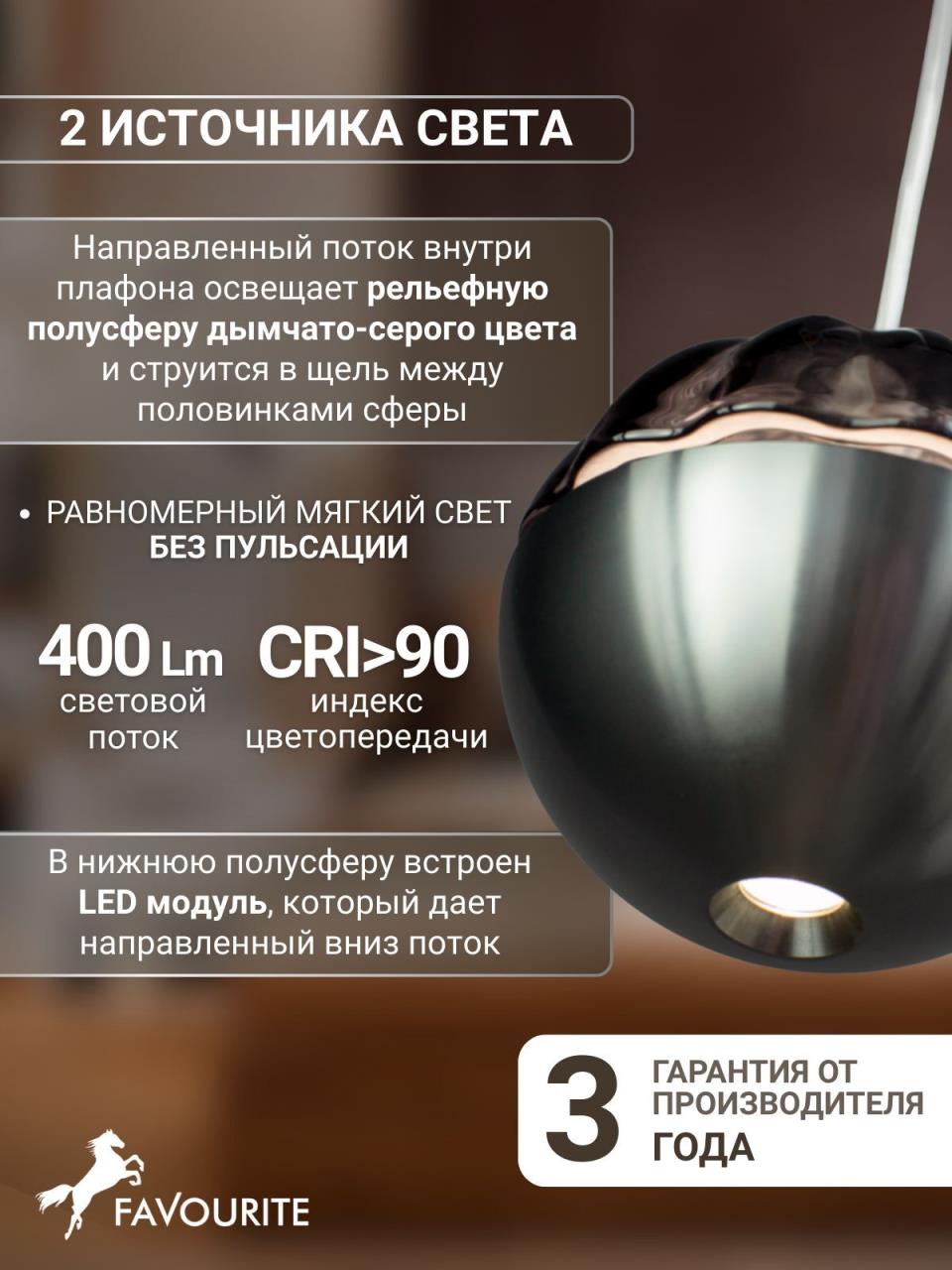 картинка Подвесной светильник Ballonger 4326-1P от магазина pro-decor.kz