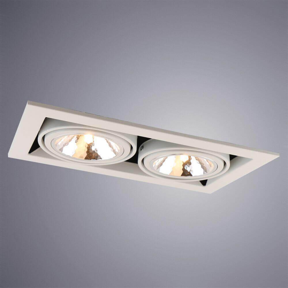 картинка Встраиваемый светильник Arte Lamp Cardani Semplice A5949PL-2WH от магазина pro-decor.kz