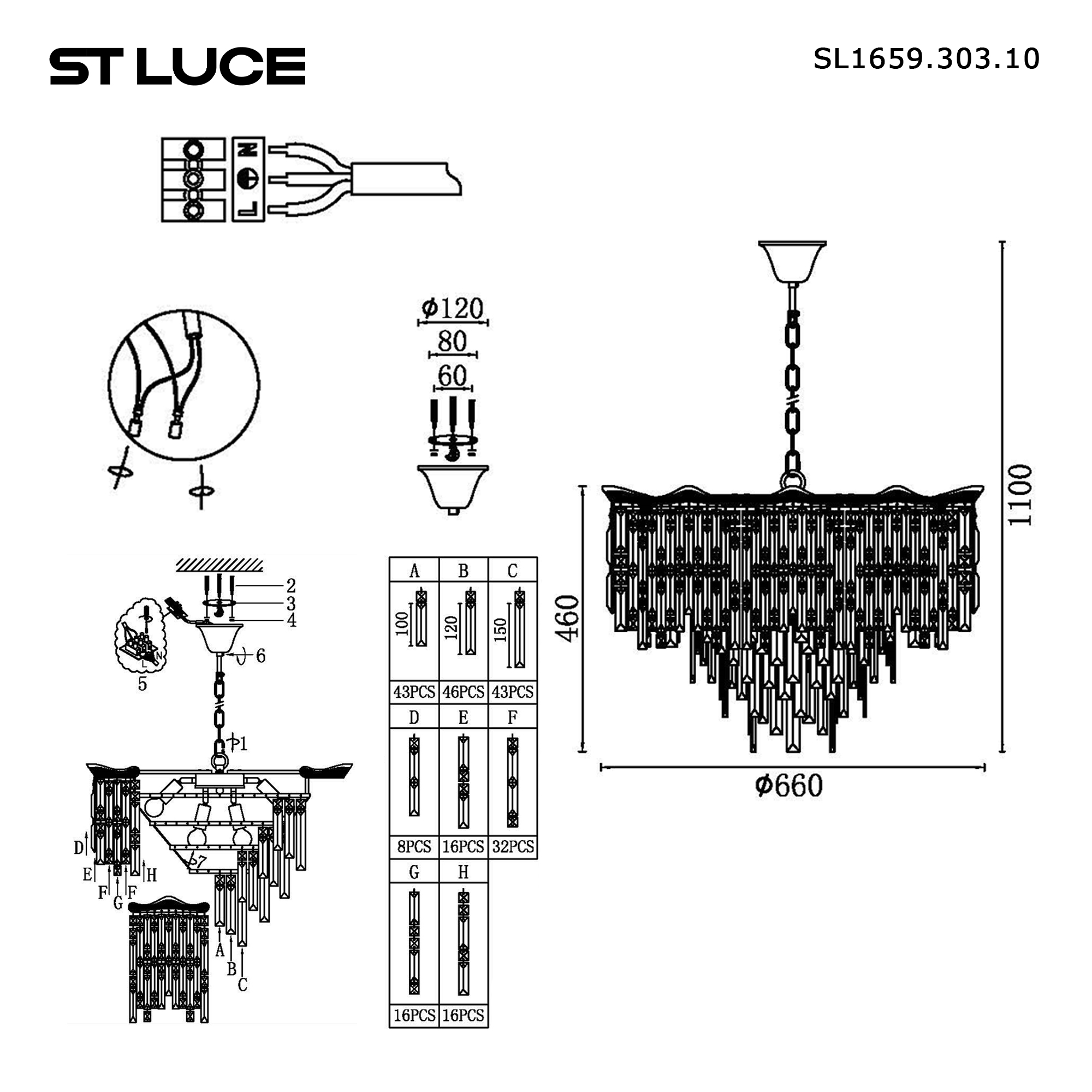 картинка SL1659.303.10 Люстра подвесная ST-Luce магазин pro-decor.kz являющийся официальным дистрибьютором в Казахстане картинка SL1659.303.10 Люстра подвесная ST-Luce от магазина pro-decor.kz