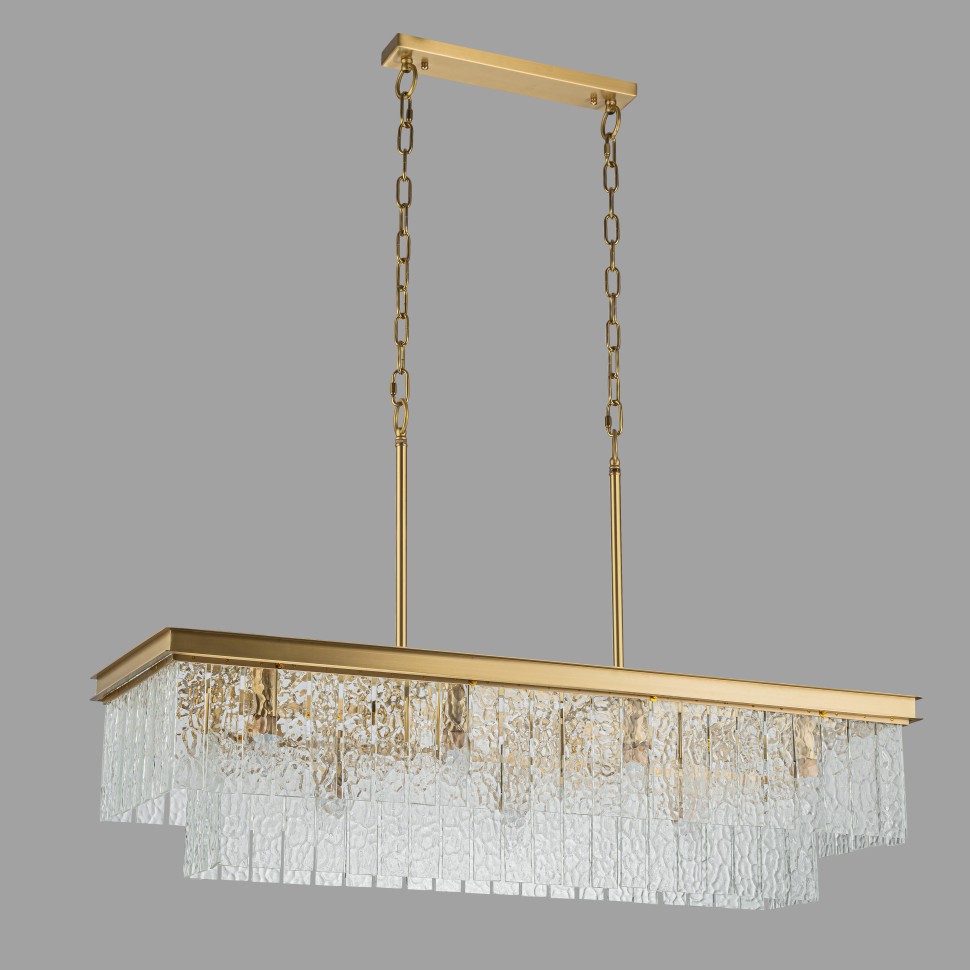 картинка Подвесная люстра Belfast Harland 6308-10C BR CL  от магазина pro-decor.kz