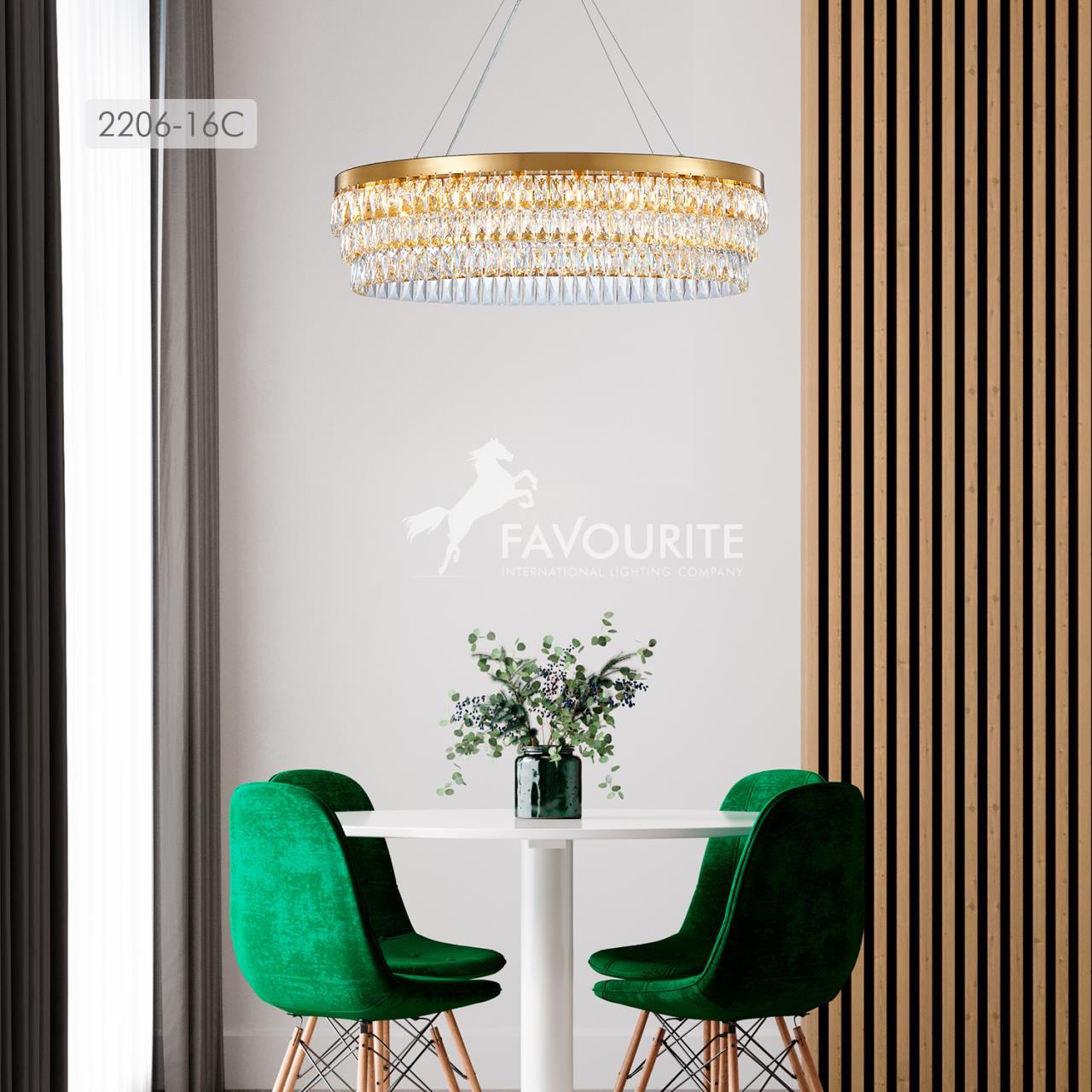 картинка Подвесная люстра Magnitudo 2206-16C от магазина pro-decor.kz