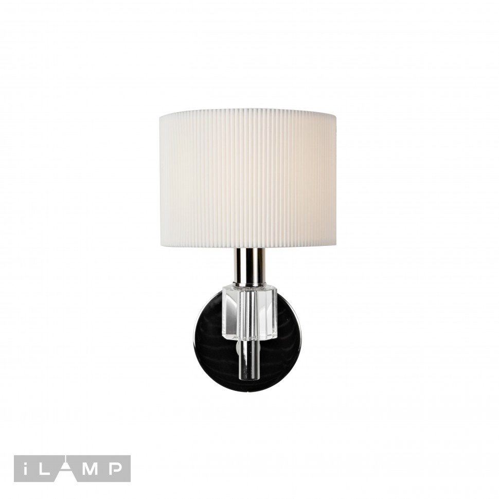картинка Бра iLamp Alexa W2404-1 Nickel магазин pro-decor.kz являющийся официальным дистрибьютором в Казахстане картинка Бра iLamp Alexa W2404-1 Nickel от магазина pro-decor.kz
