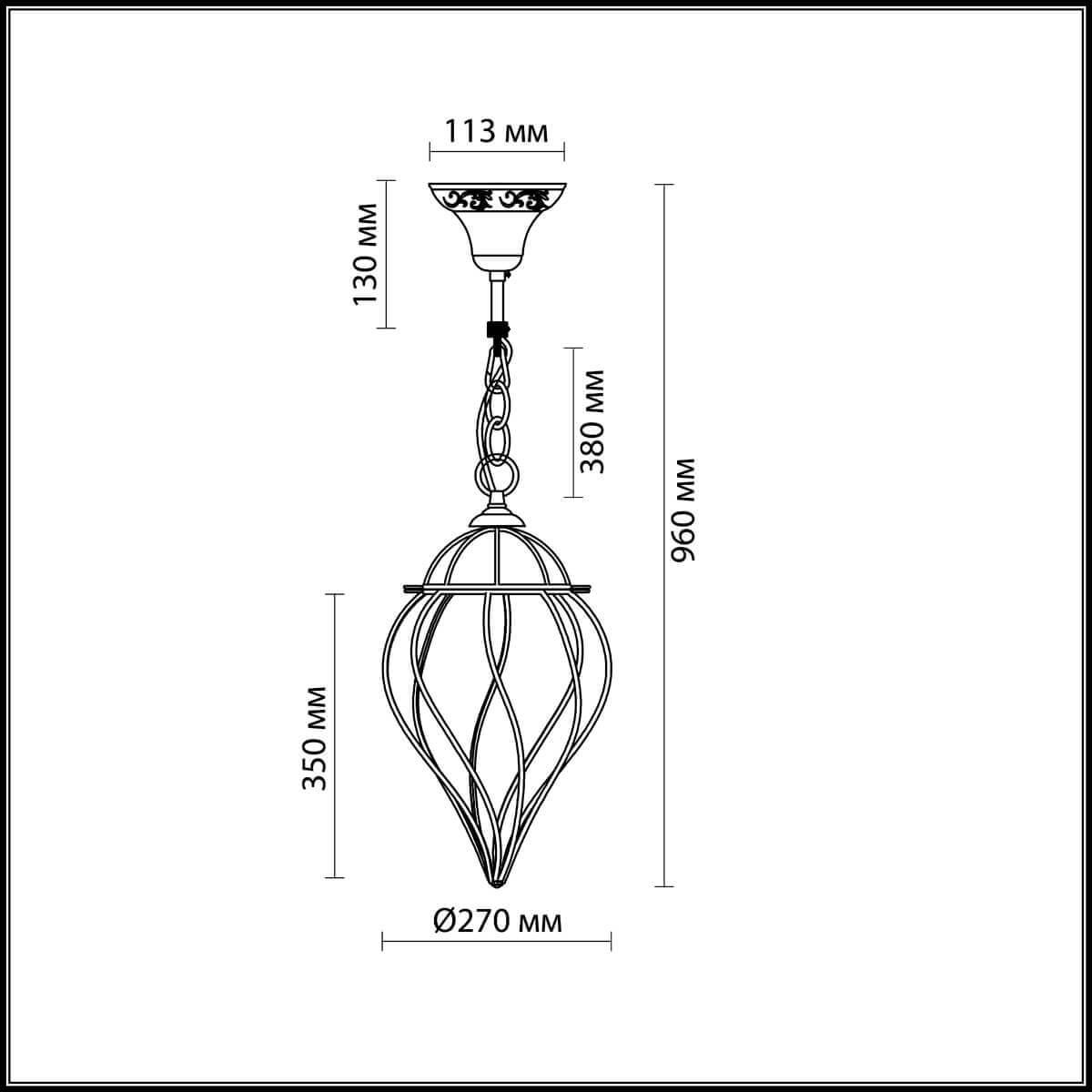 картинка Подвесной светильник Odeon Light Nargiz 2684/1A от магазина pro-decor.kz
