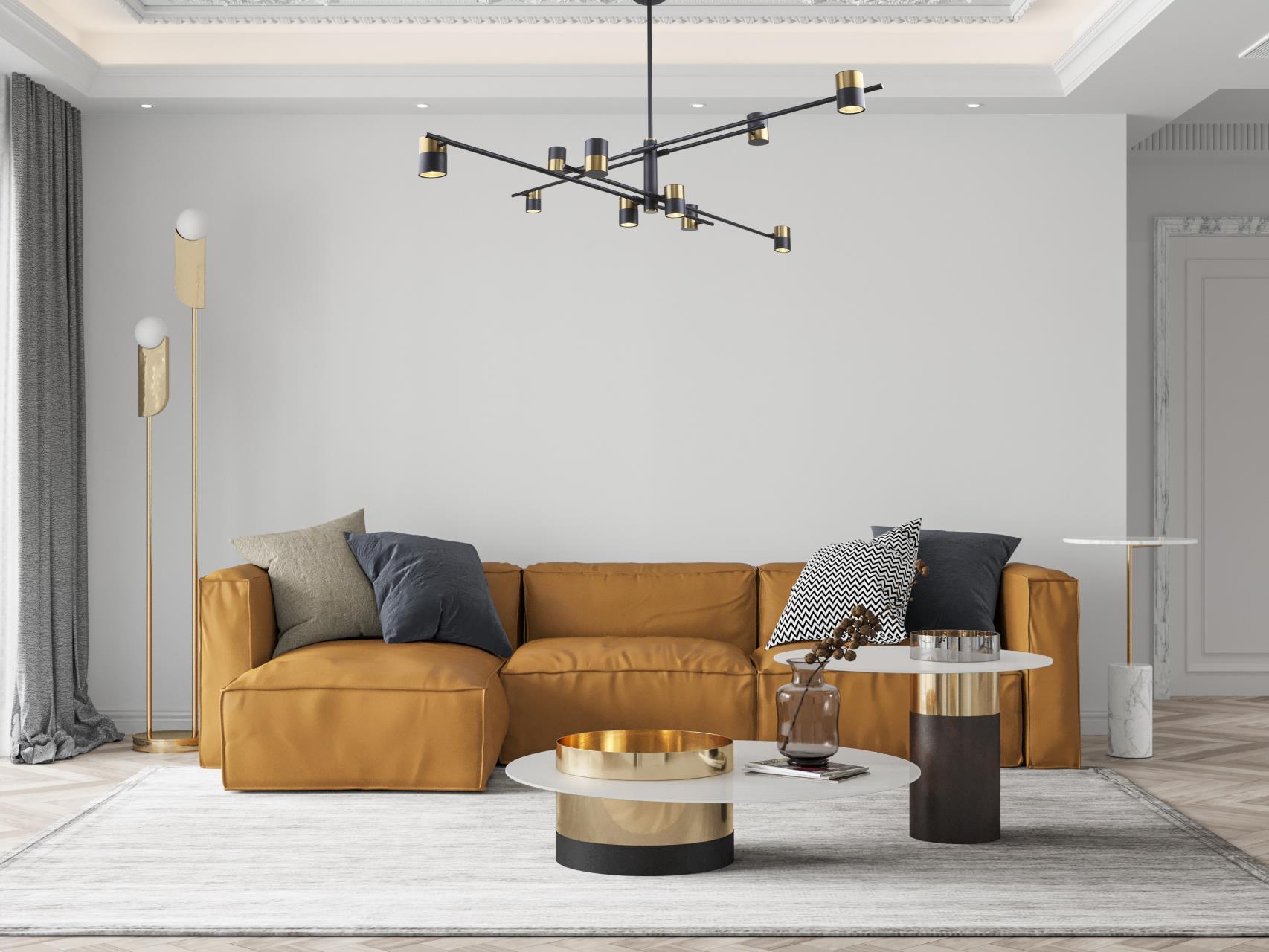 картинка Потолочная люстра Chart 3092-8P от магазина pro-decor.kz