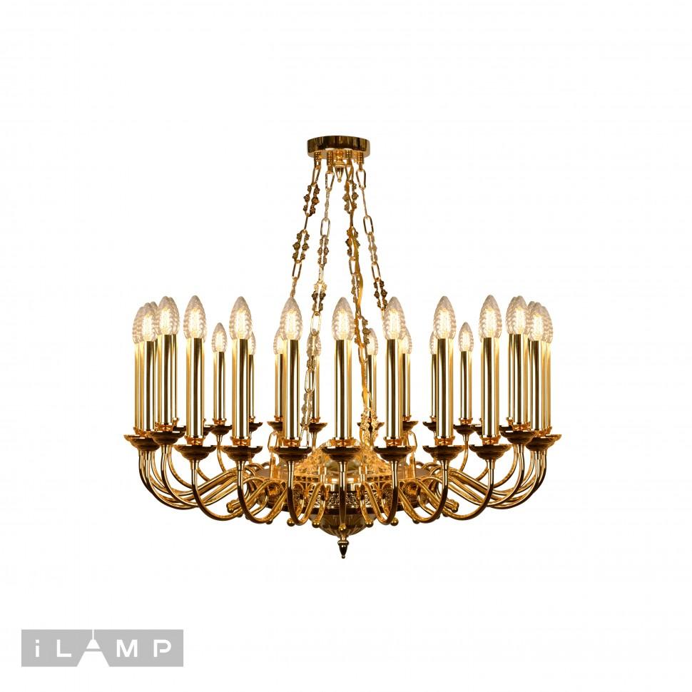 картинка Подвесная люстра iLamp Louvre MD8551-30 GD магазин pro-decor.kz являющийся официальным дистрибьютором в Казахстане картинка Подвесная люстра iLamp Louvre MD8551-30 GD от магазина pro-decor.kz