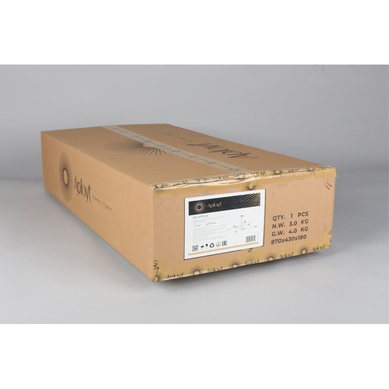 картинка Подвесная светодиодная люстра Aployt Frania APL.017.17.48 от магазина pro-decor.kz