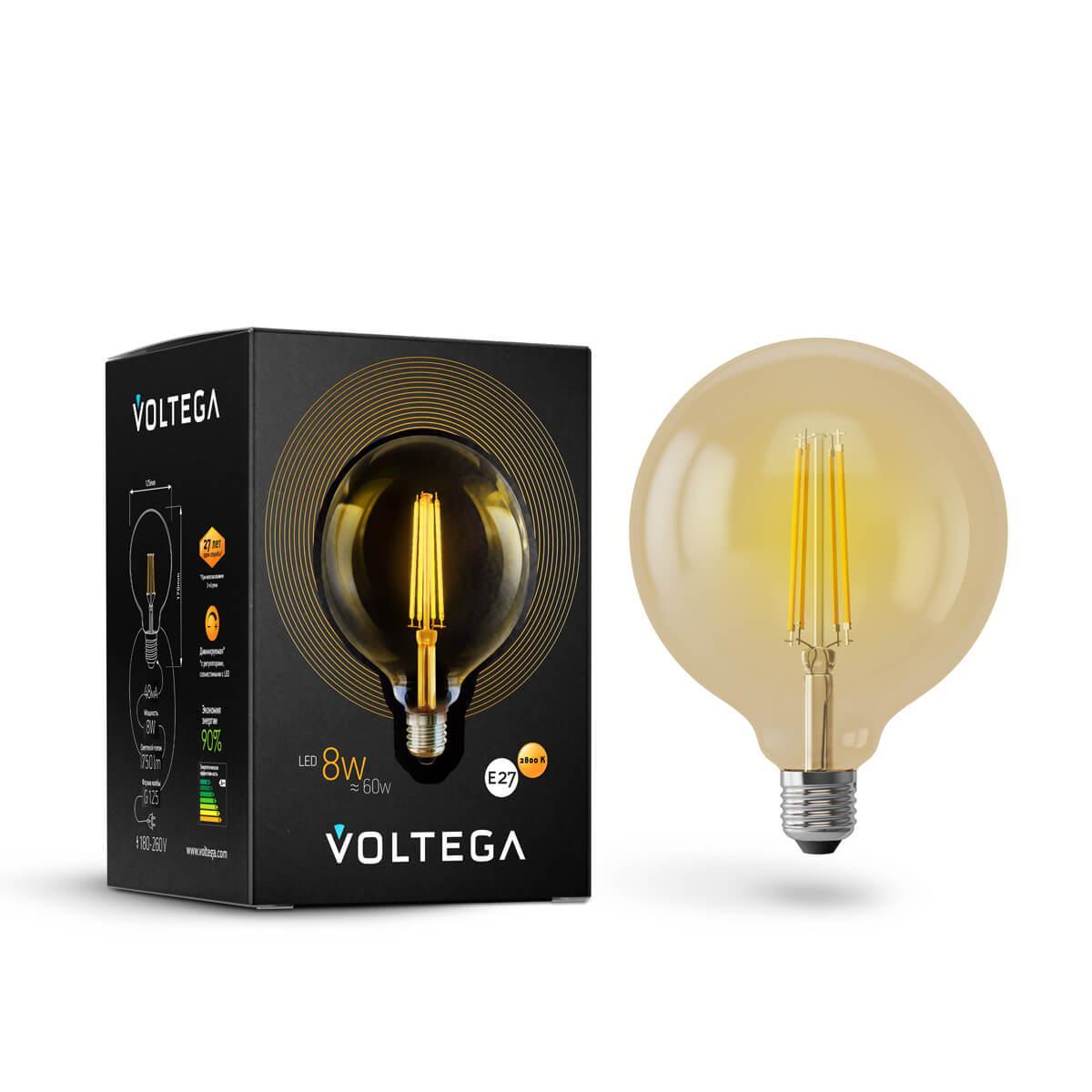 картинка Лампа светодиодная филаментная диммируемая Voltega 6838 магазин pro-decor.kz являющийся официальным дистрибьютором в Казахстане картинка Лампа светодиодная филаментная диммируемая Voltega 6838 от магазина pro-decor.kz