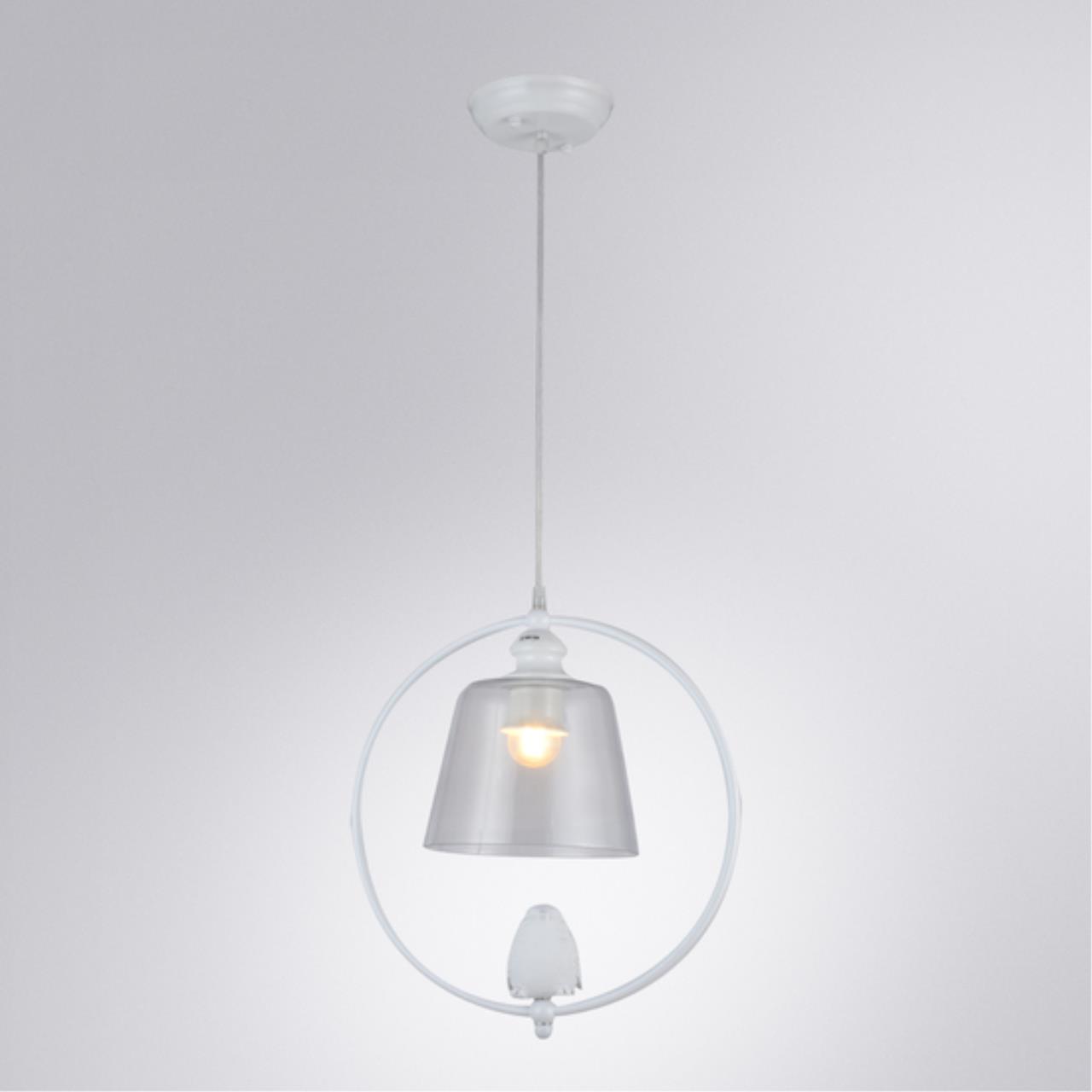 картинка Подвесной светильник Arte Lamp Passero A4289SP-1WH магазин pro-decor.kz являющийся официальным дистрибьютором в Казахстане картинка Подвесной светильник Arte Lamp Passero A4289SP-1WH от магазина pro-decor.kz