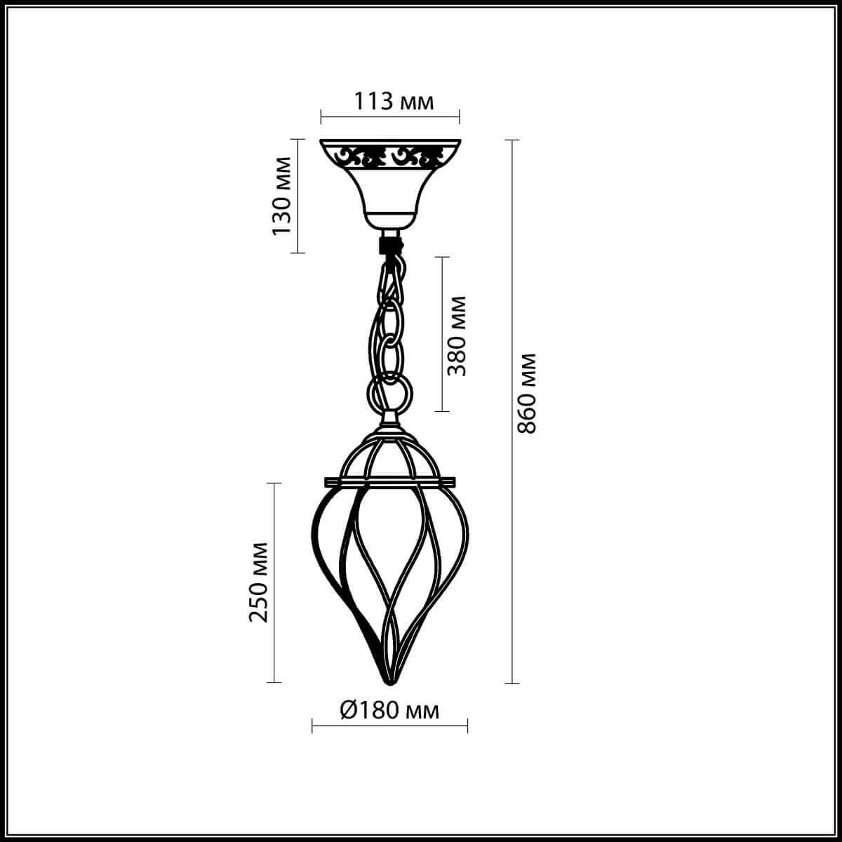 картинка Подвесной светильник Odeon Light Nargiz 2684/1 от магазина pro-decor.kz