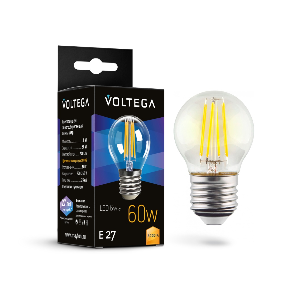 картинка Лампочка Voltega 7215 от магазина pro-decor.kz
