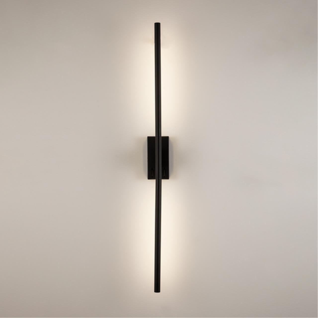 картинка Настенный светильник Arte Lamp LINES A2029AP-1BK от магазина pro-decor.kz