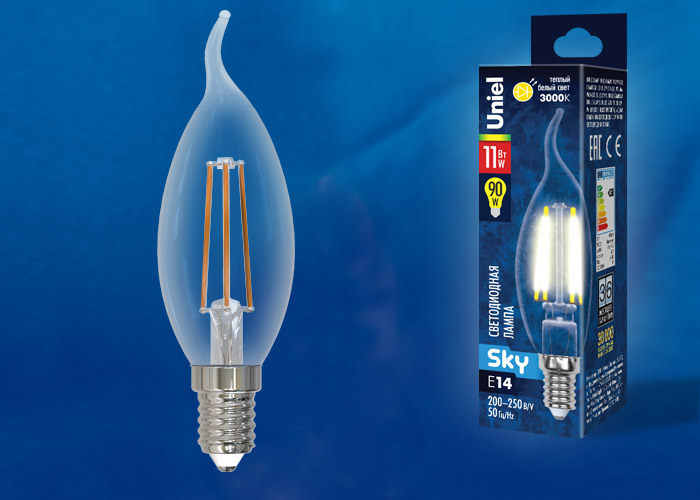 картинка LED-CW35-11W/3000K/E14/CL PLS02WH магазин pro-decor.kz являющийся официальным дистрибьютором в Казахстане картинка LED-CW35-11W/3000K/E14/CL PLS02WH от магазина pro-decor.kz